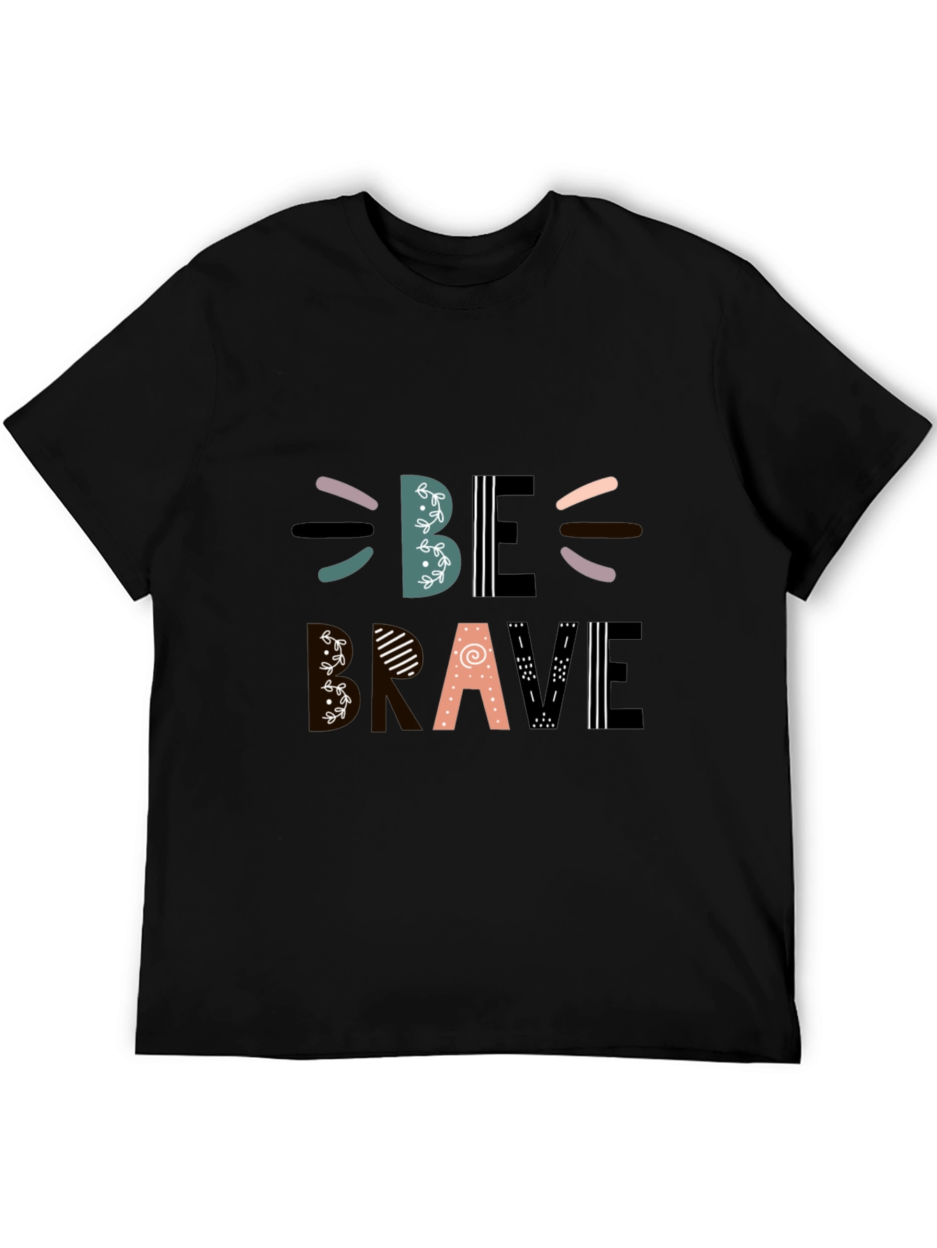 Be Brave Graphic Tee - Stylish Mens T-Shirt