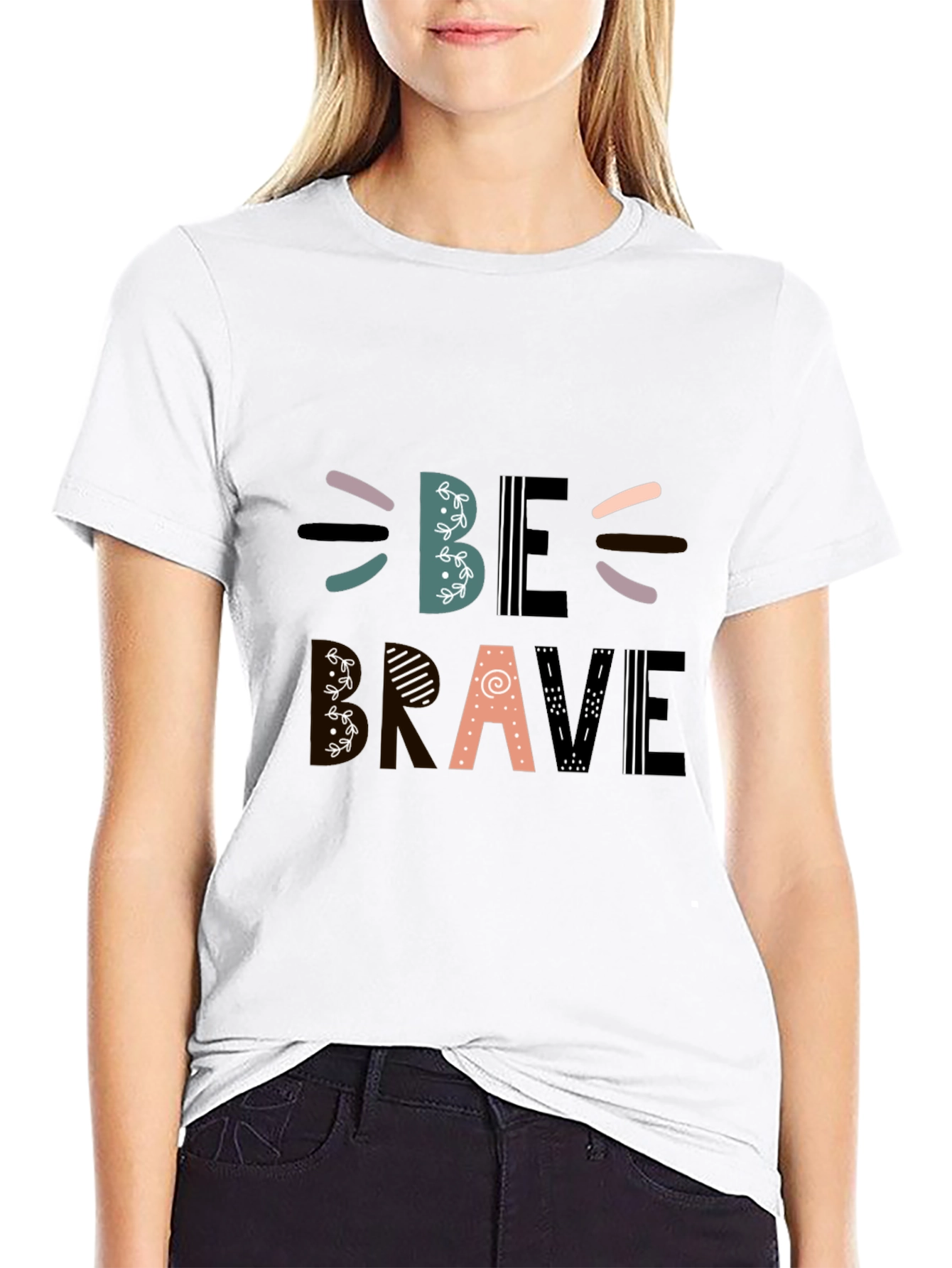Be Brave Graphic Tee - Stylish Mens T-Shirt
