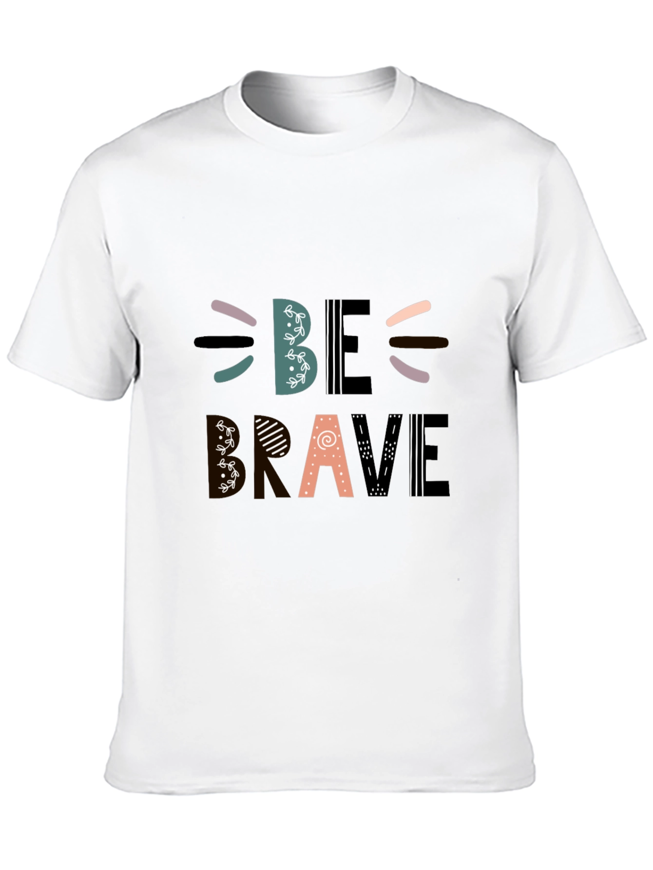 Be Brave Graphic Tee - Stylish Mens T-Shirt