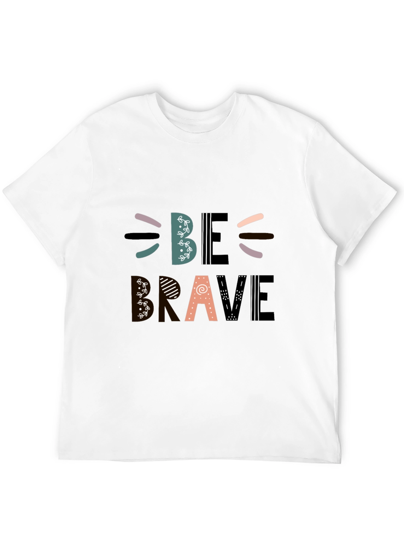 Be Brave Graphic Tee - Stylish Mens T-Shirt