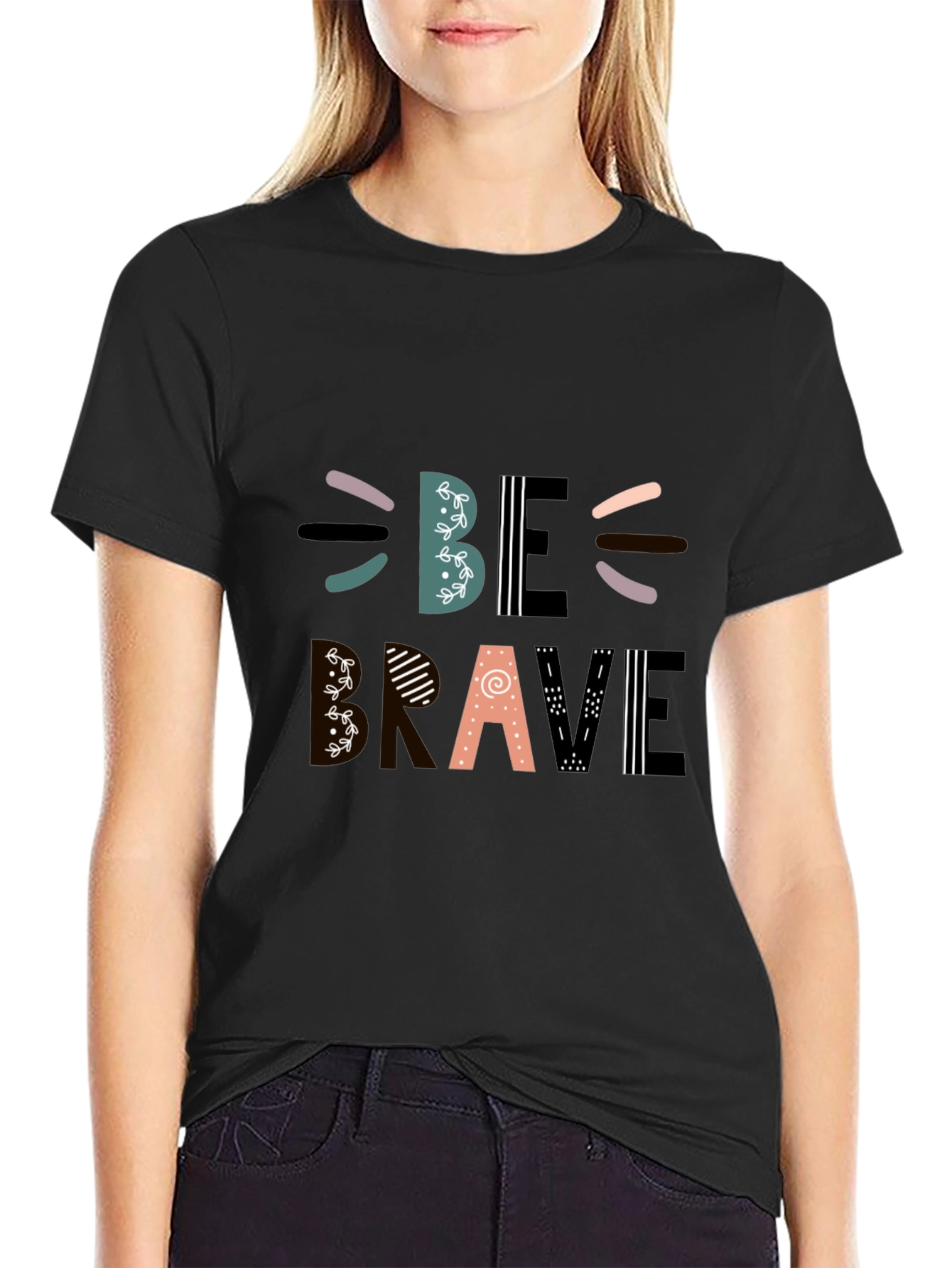 Be Brave Graphic Tee - Stylish Mens T-Shirt