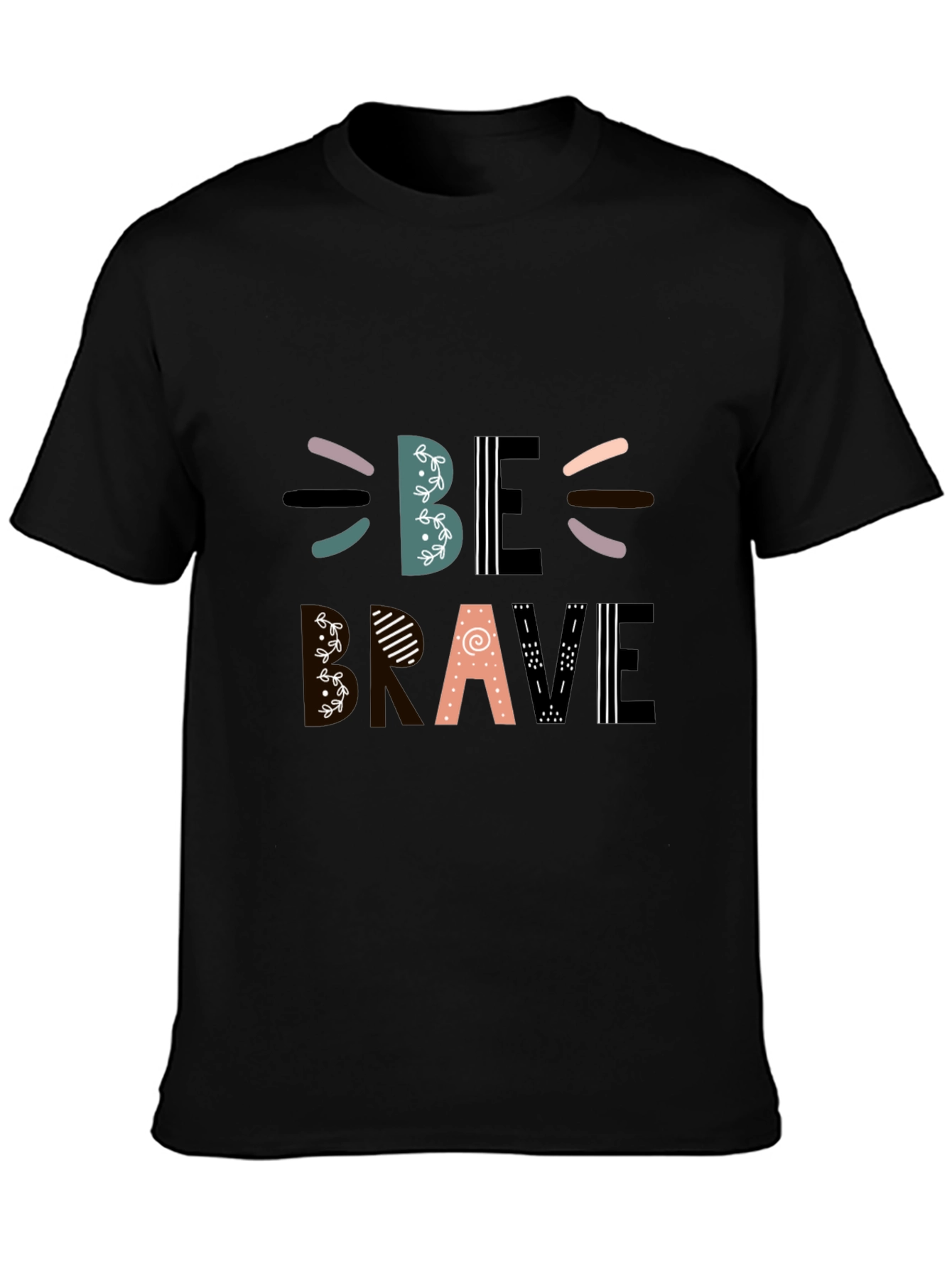 Be Brave Graphic Tee - Stylish Mens T-Shirt