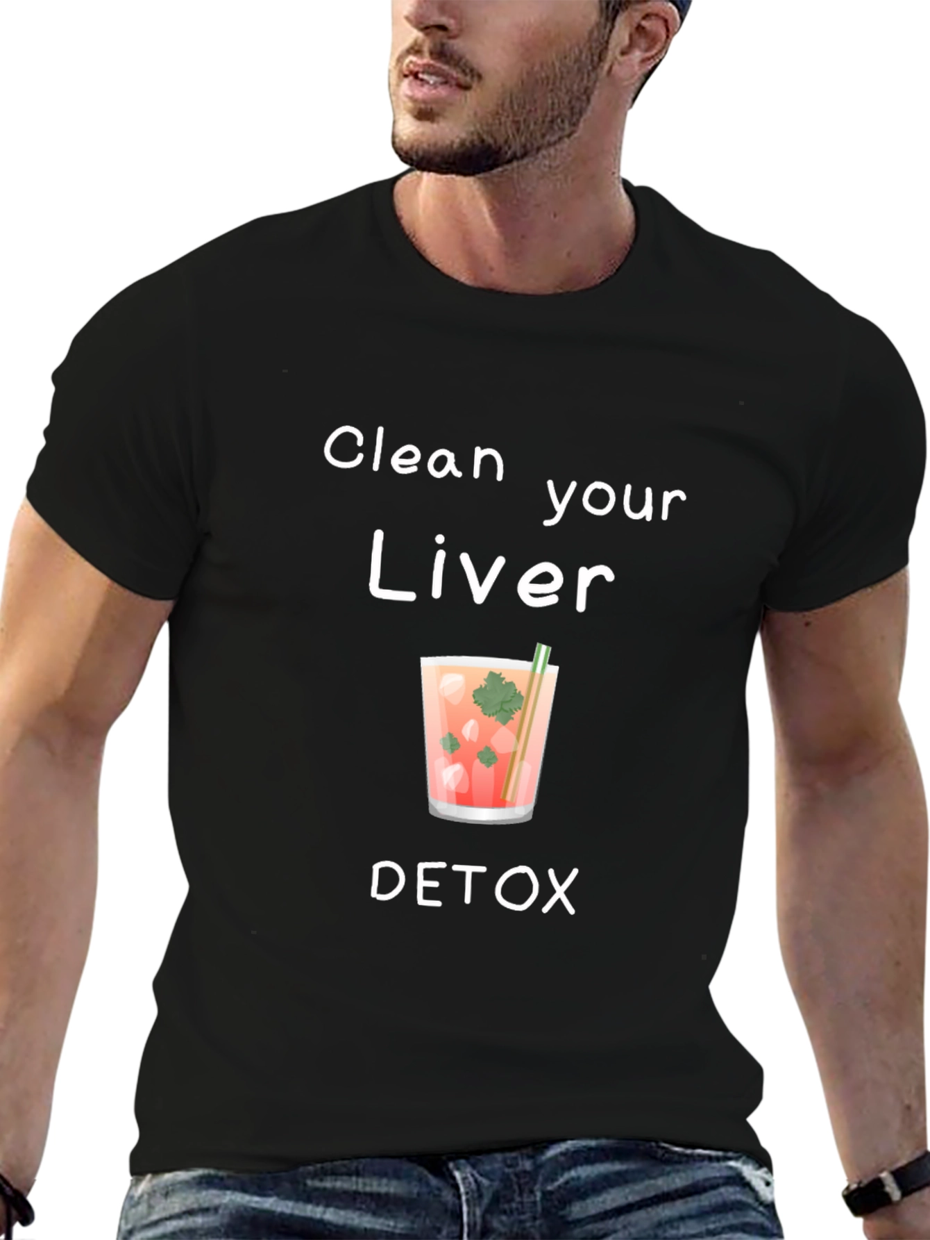 Clean Your Liver Detox T-Shirt - Healthy Living Tee