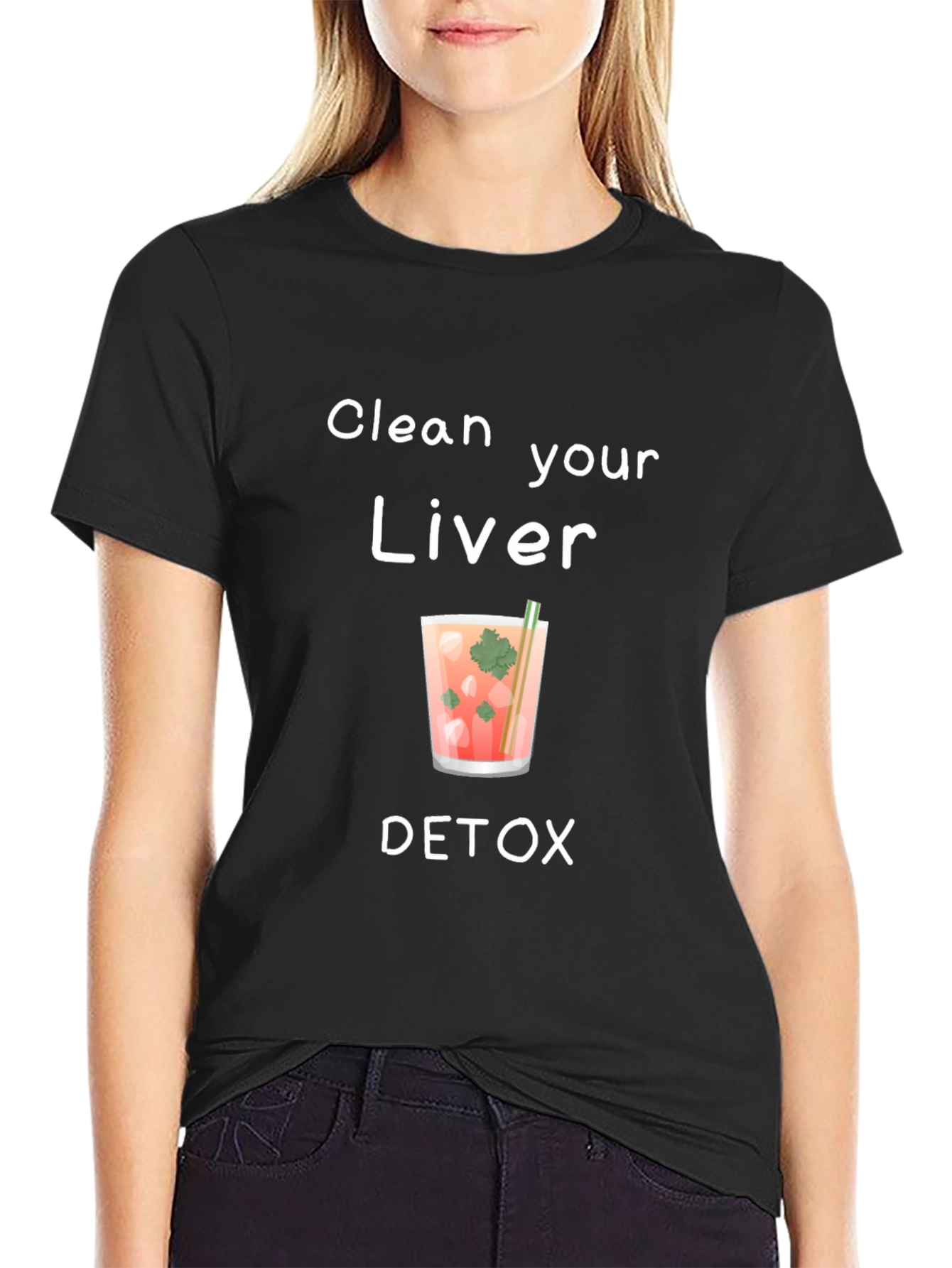 Clean Your Liver Detox T-Shirt - Healthy Living Tee