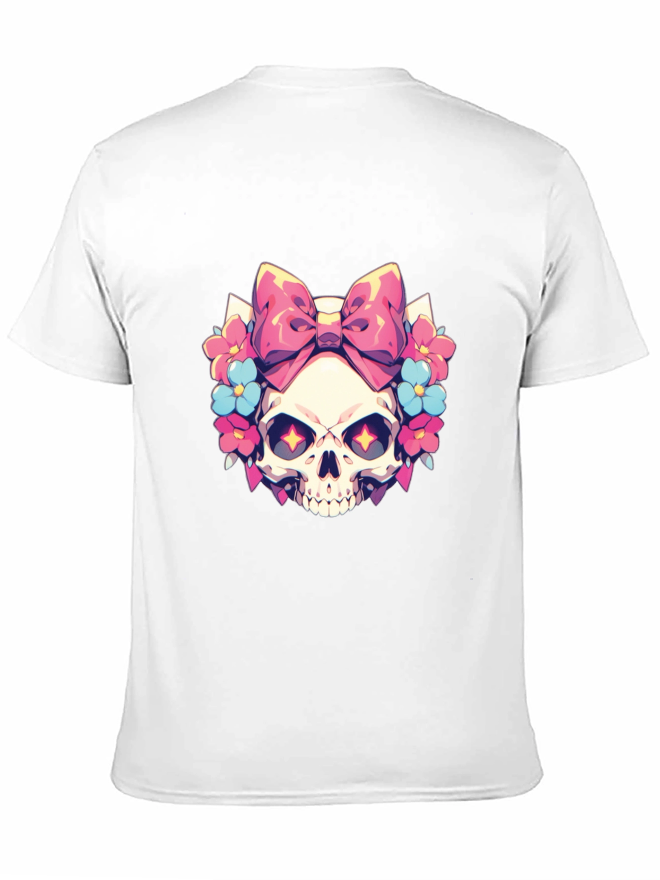 Skull & Bow T-Shirt - Gothic Style