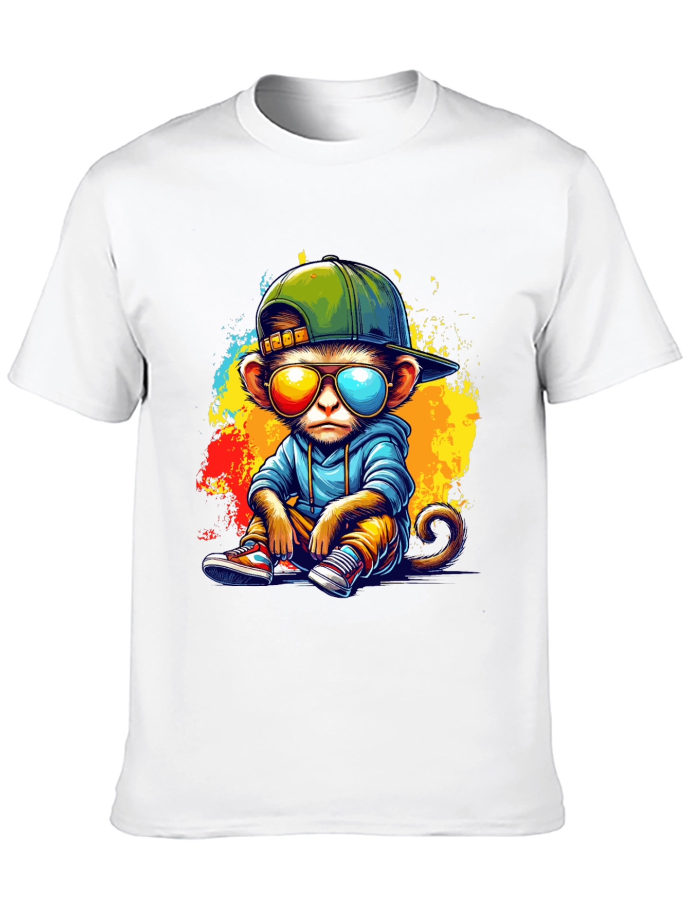 Cool Monkey Graphic Tee - Urban Style