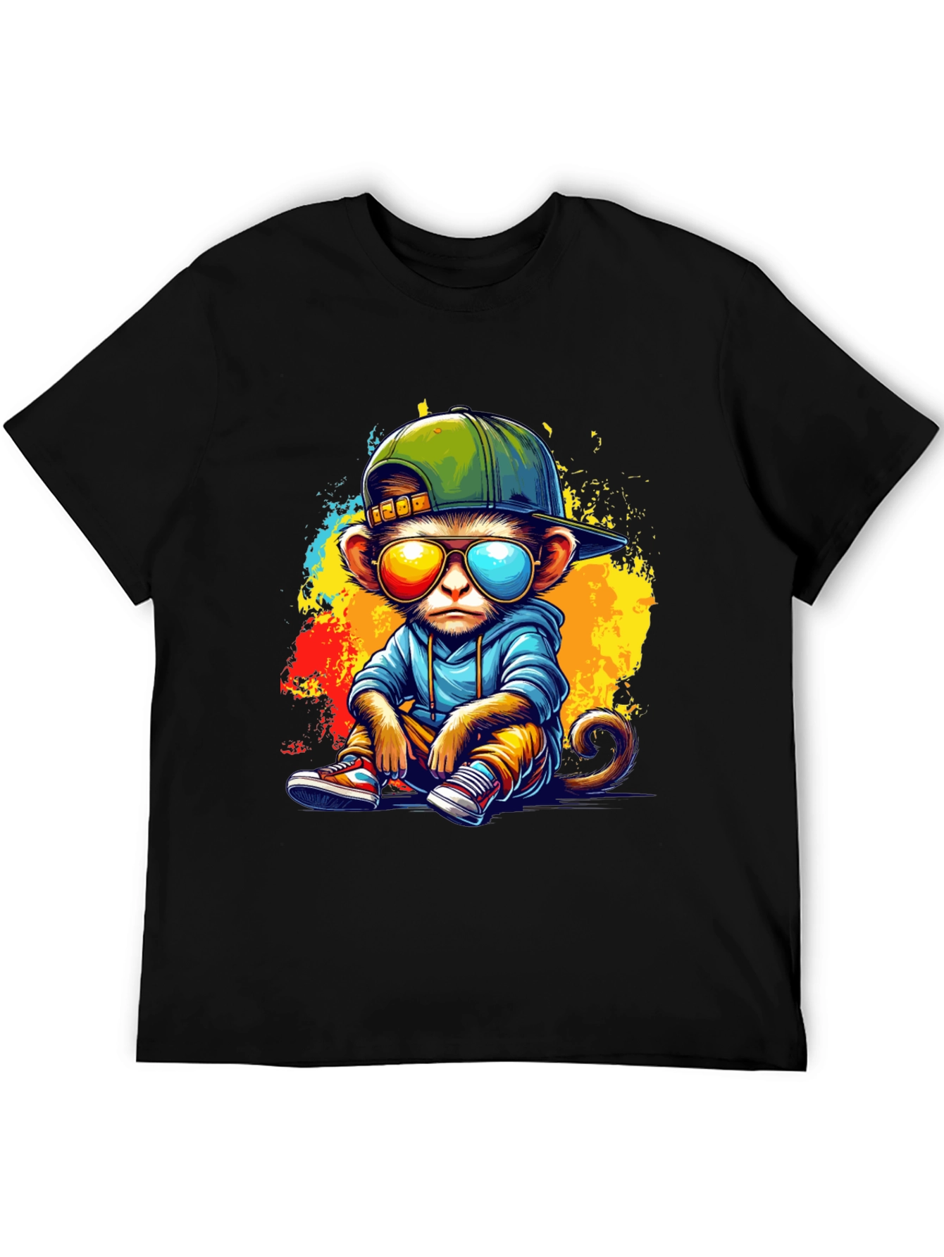 Cool Monkey Graphic Tee - Urban Style