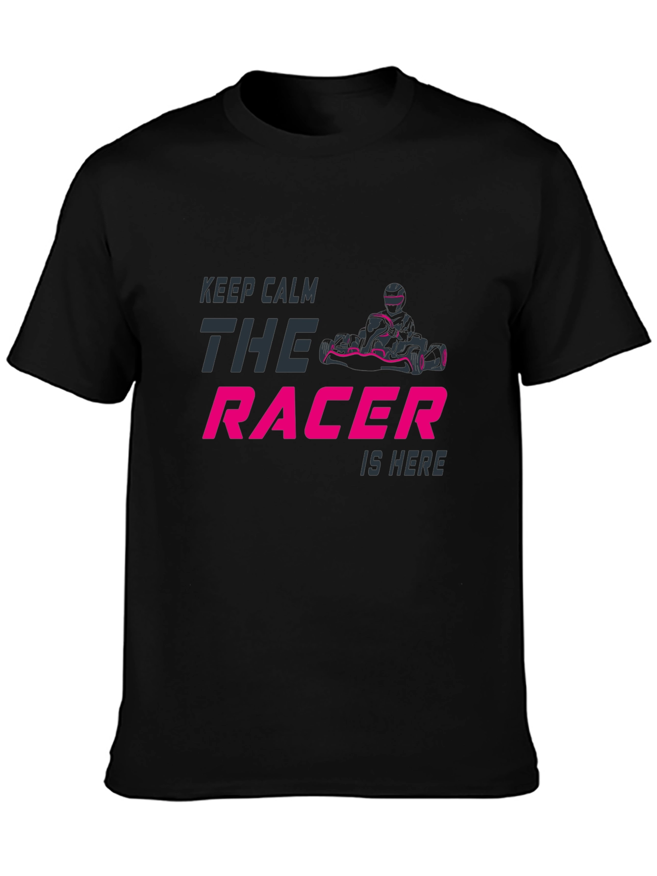 The Racer Graphic T-Shirt - Keep Calm Racing Tee