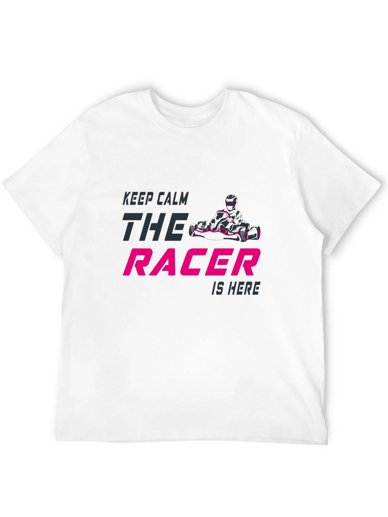 The Racer Graphic T-Shirt - Keep Calm Racing Tee