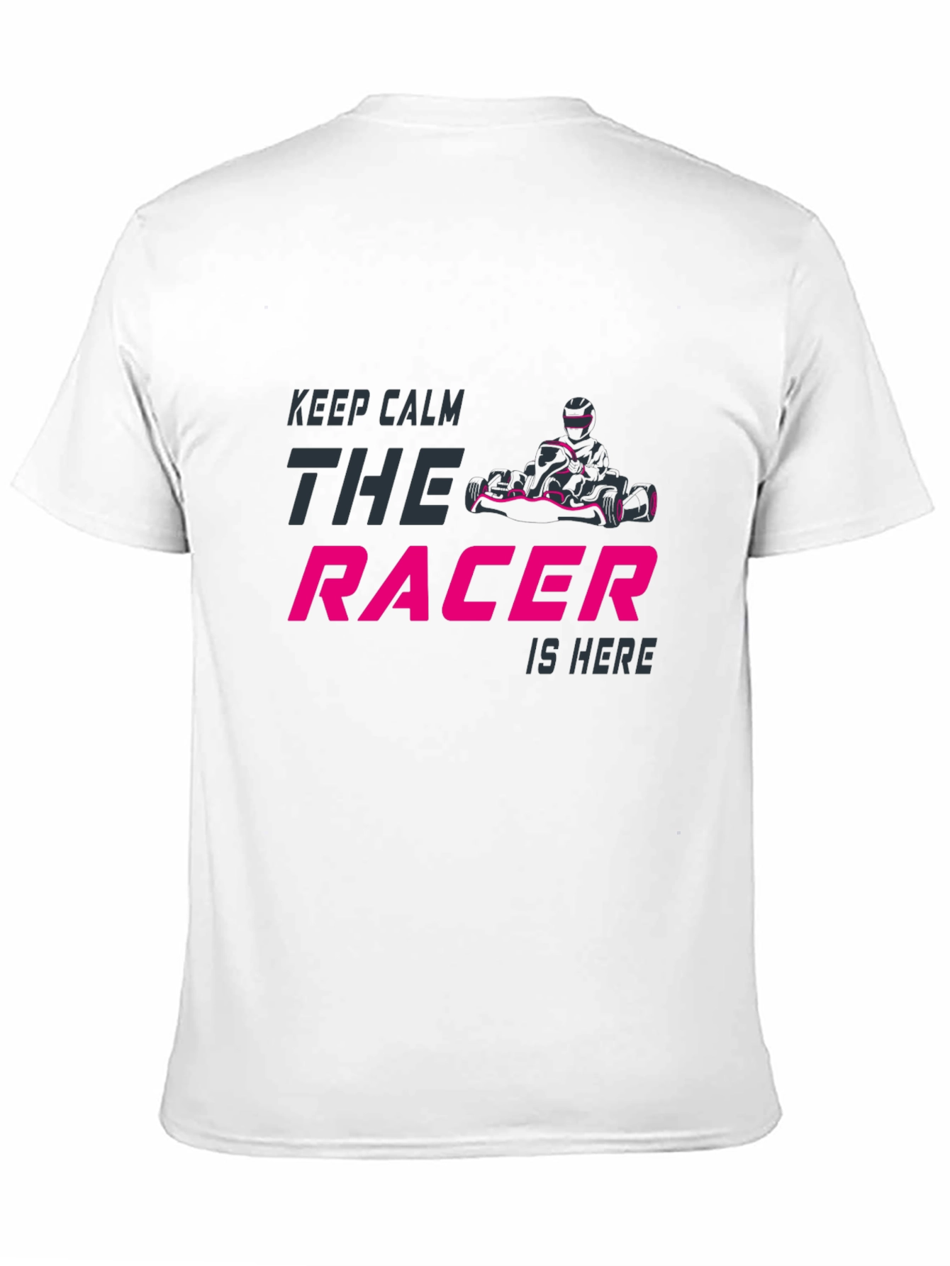 The Racer Graphic T-Shirt - Keep Calm Racing Tee