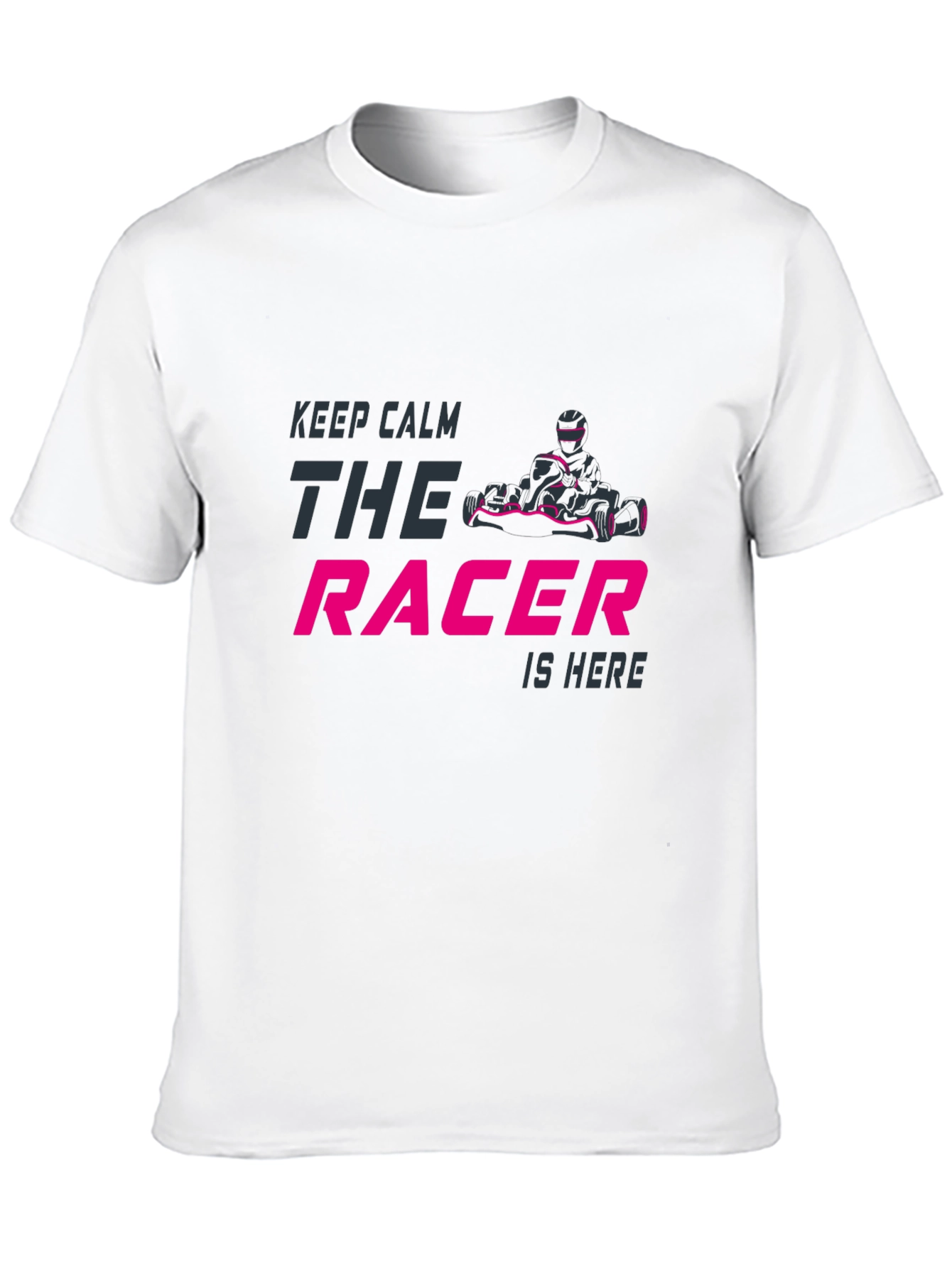 The Racer Graphic T-Shirt - Keep Calm Racing Tee