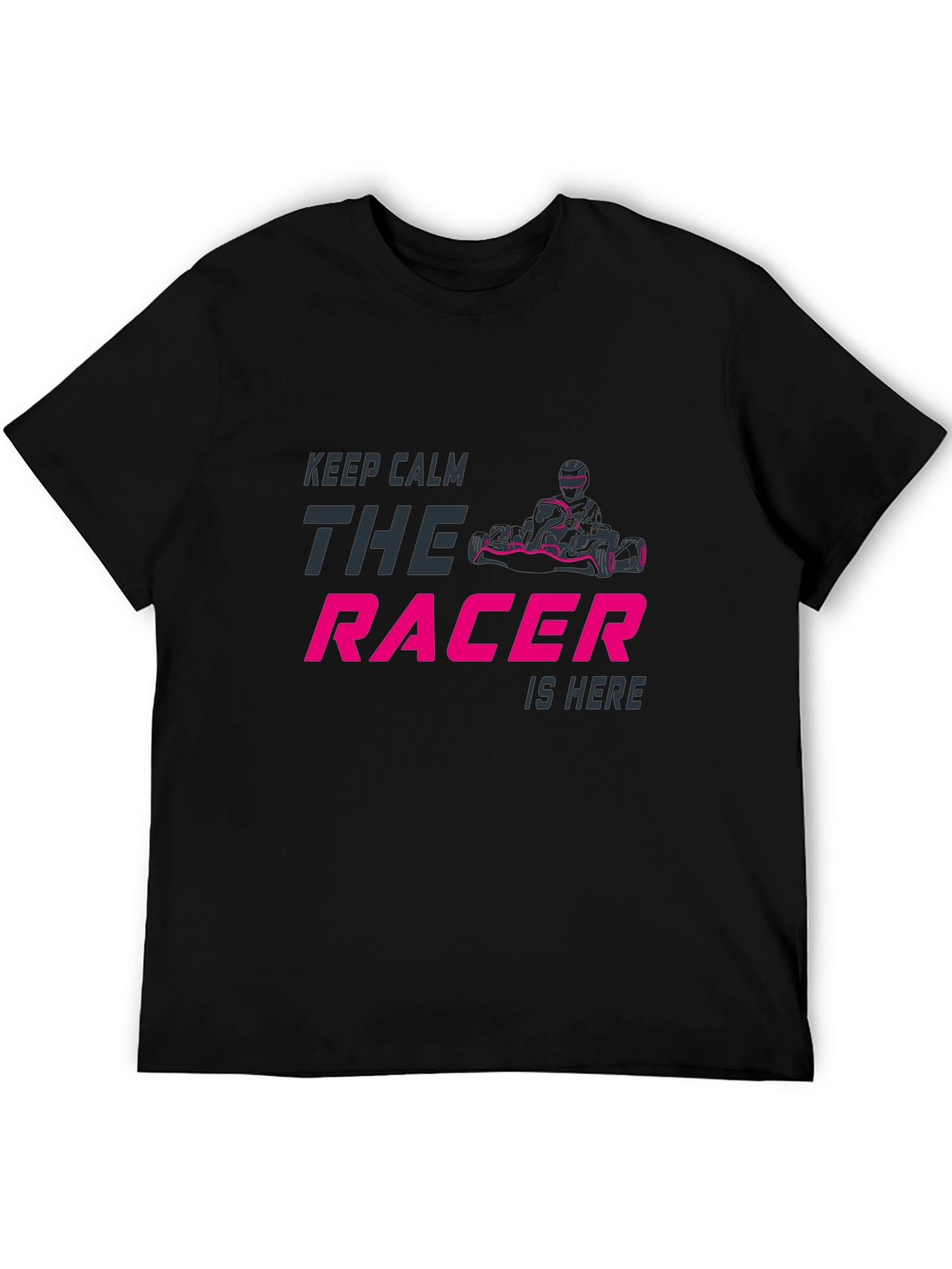 The Racer Graphic T-Shirt - Keep Calm Racing Tee