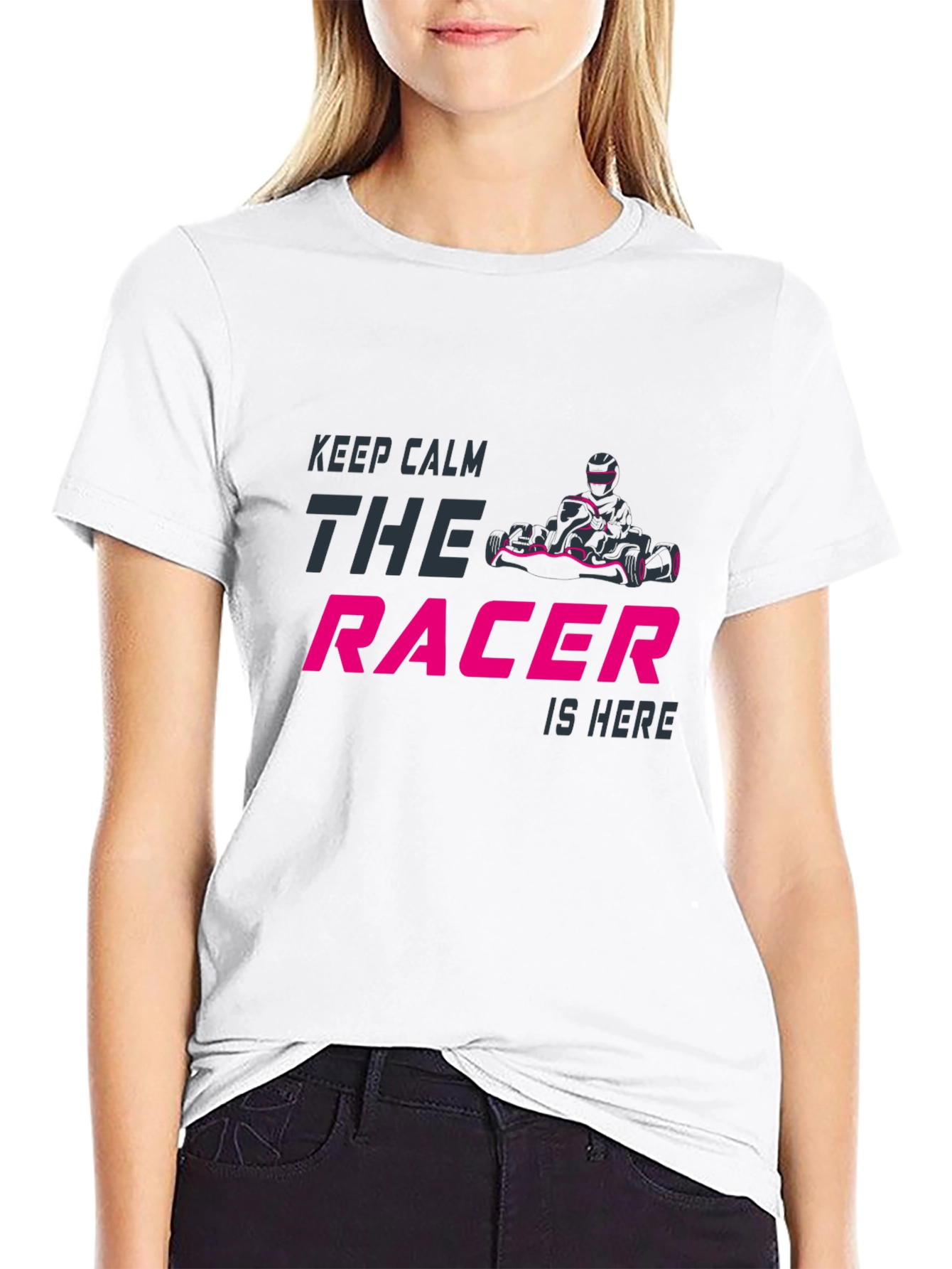 The Racer Graphic T-Shirt - Keep Calm Racing Tee
