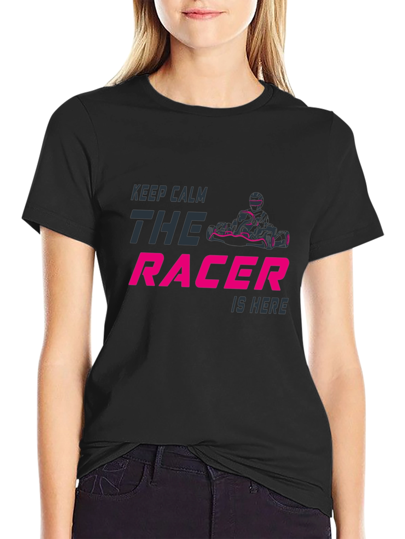 The Racer Graphic T-Shirt - Keep Calm Racing Tee