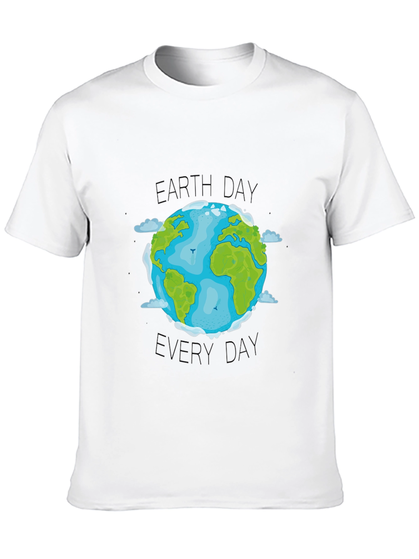 Earth Day Everyday T-Shirt - Black
