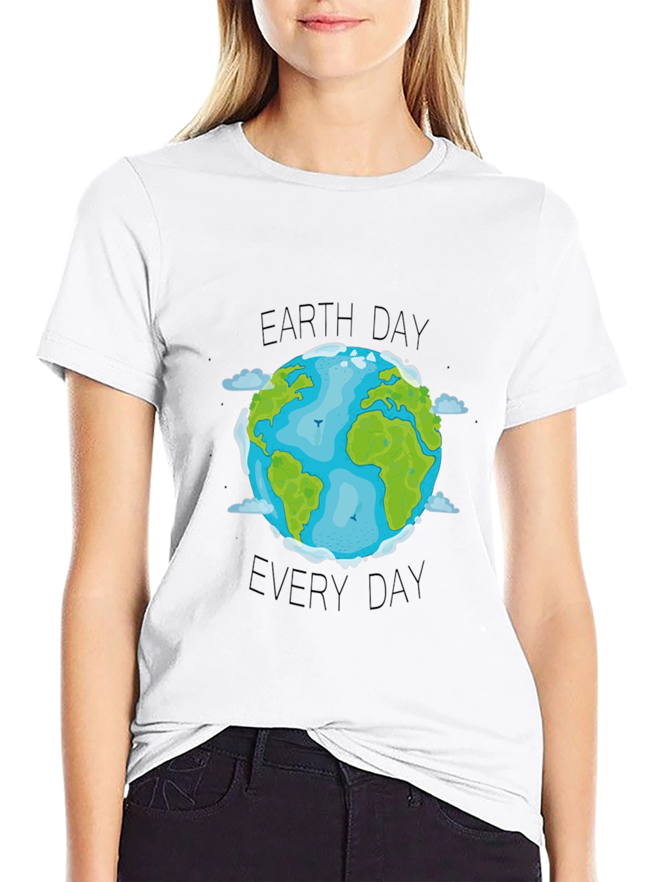 Earth Day Everyday T-Shirt - Black