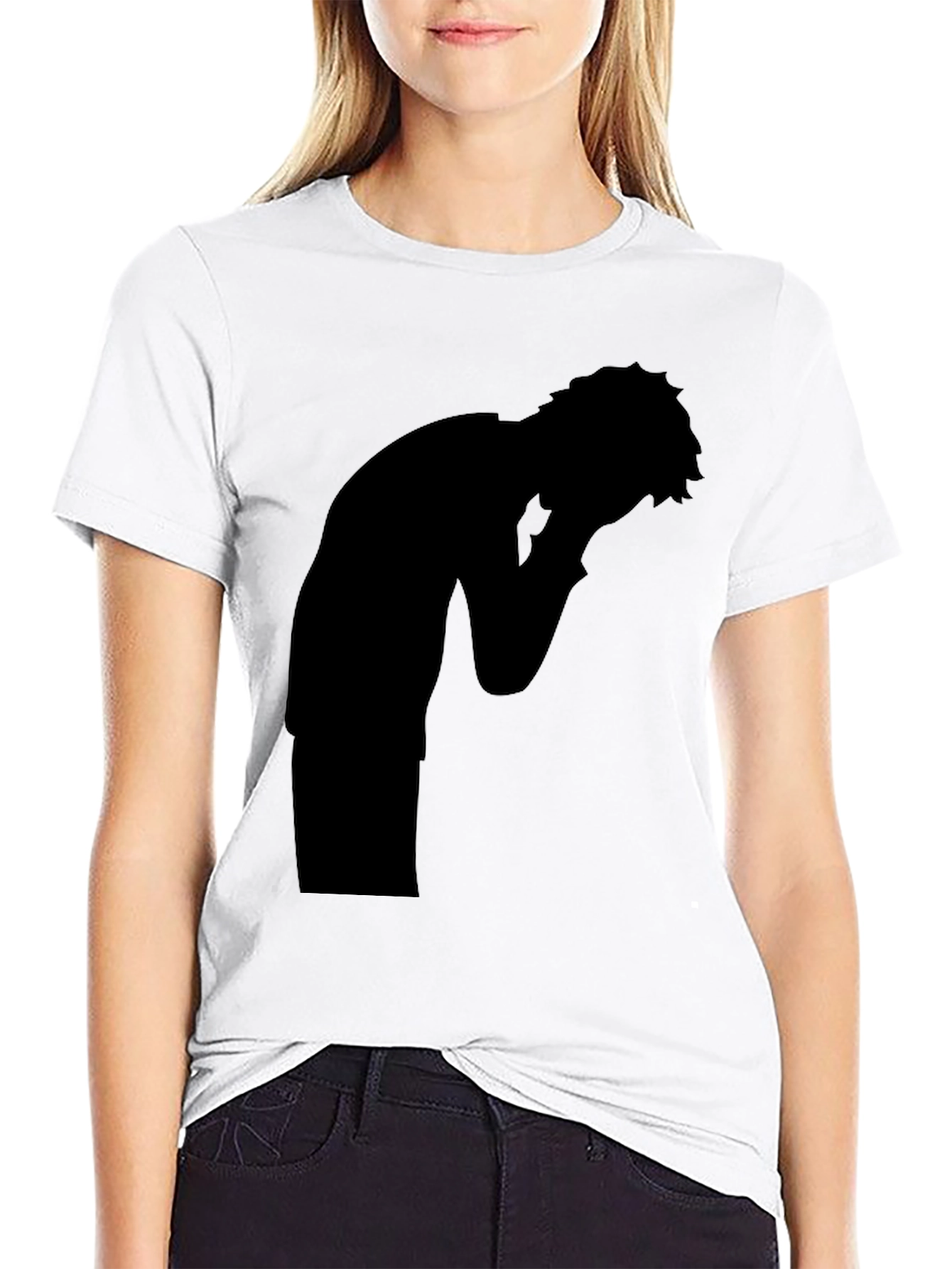 Silhouette Graphic Tee - Mens Black T-Shirt