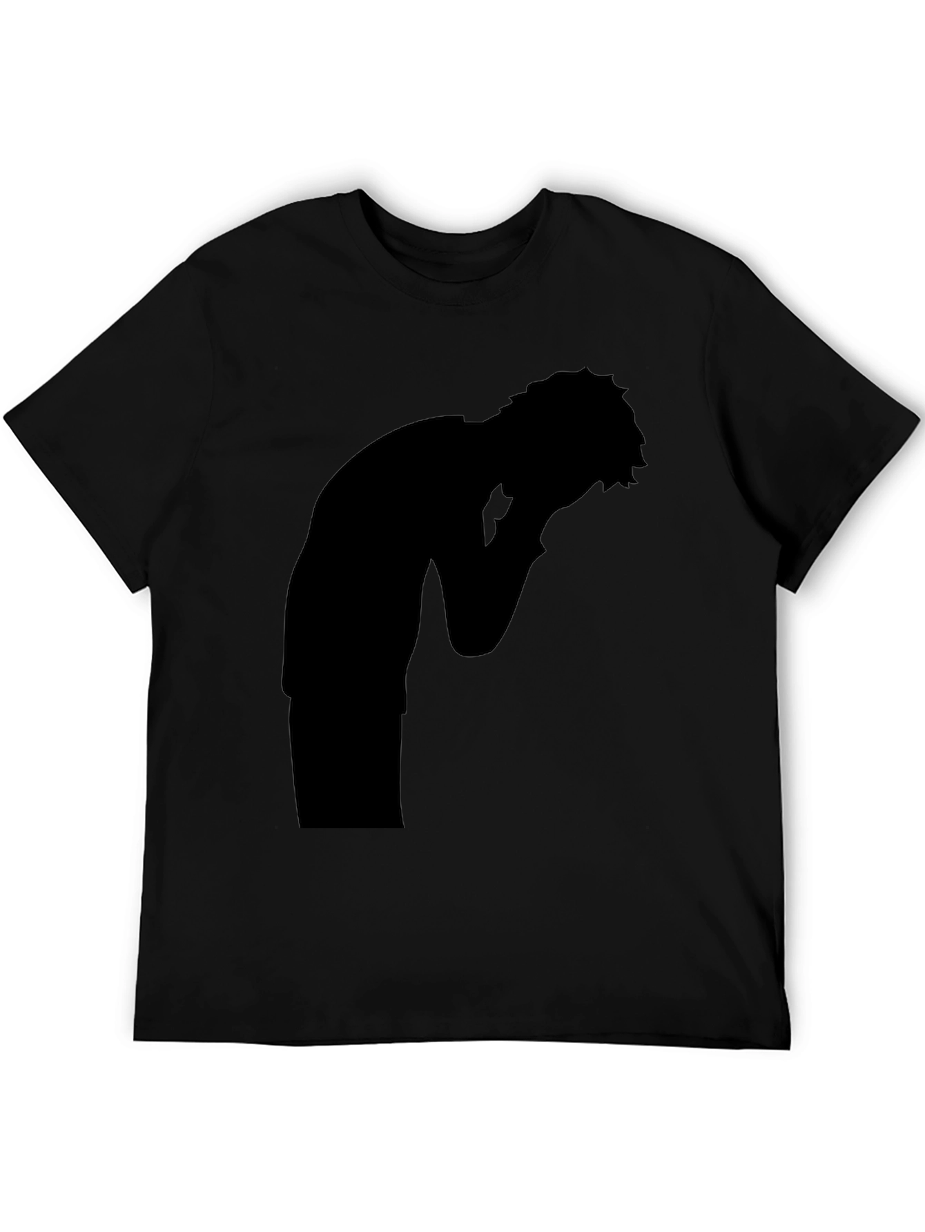 Silhouette Graphic Tee - Mens Black T-Shirt