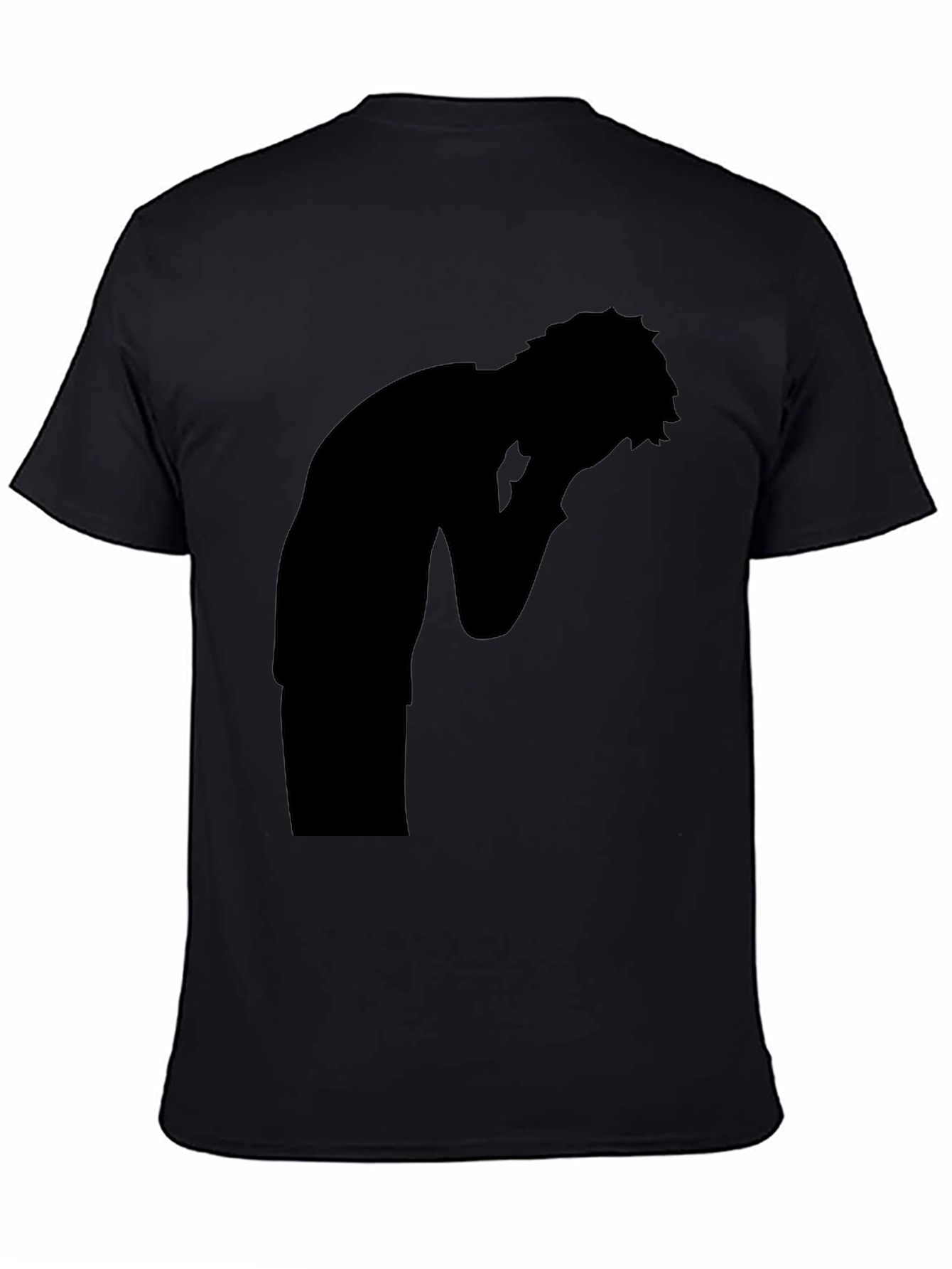 Silhouette Graphic Tee - Mens Black T-Shirt