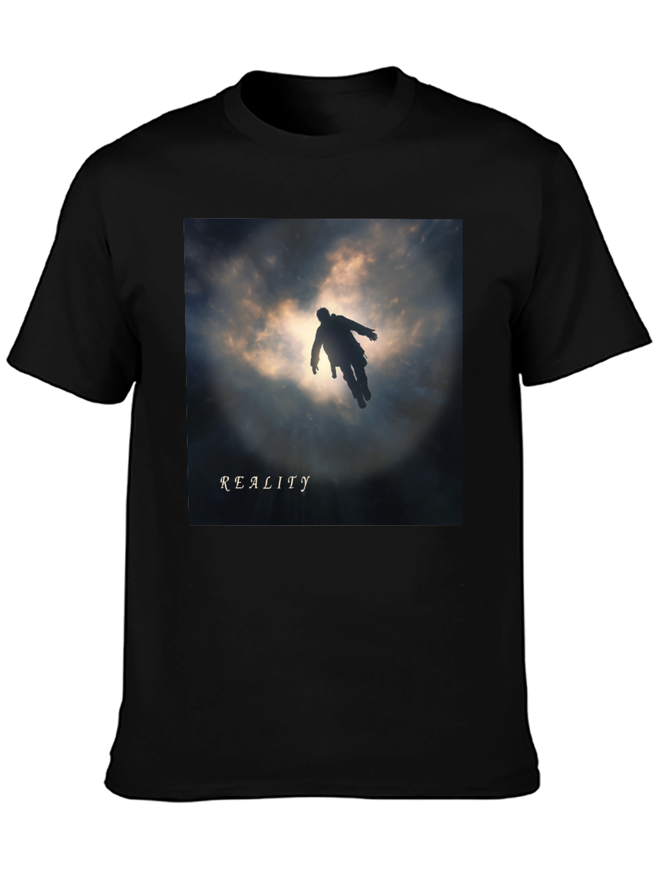 Reality Graphic Tee - Mens Black T-Shirt