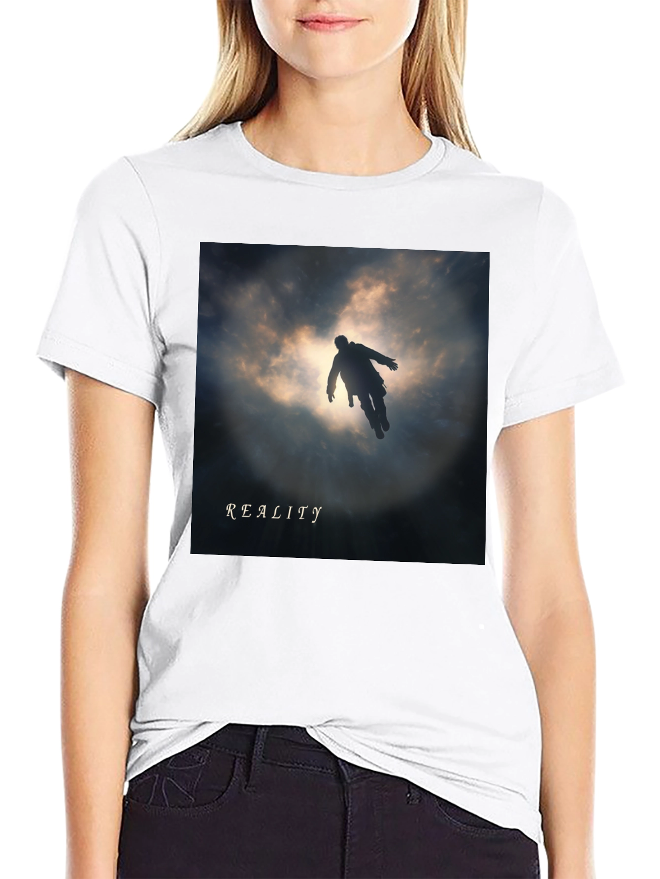 Reality Graphic Tee - Mens Black T-Shirt