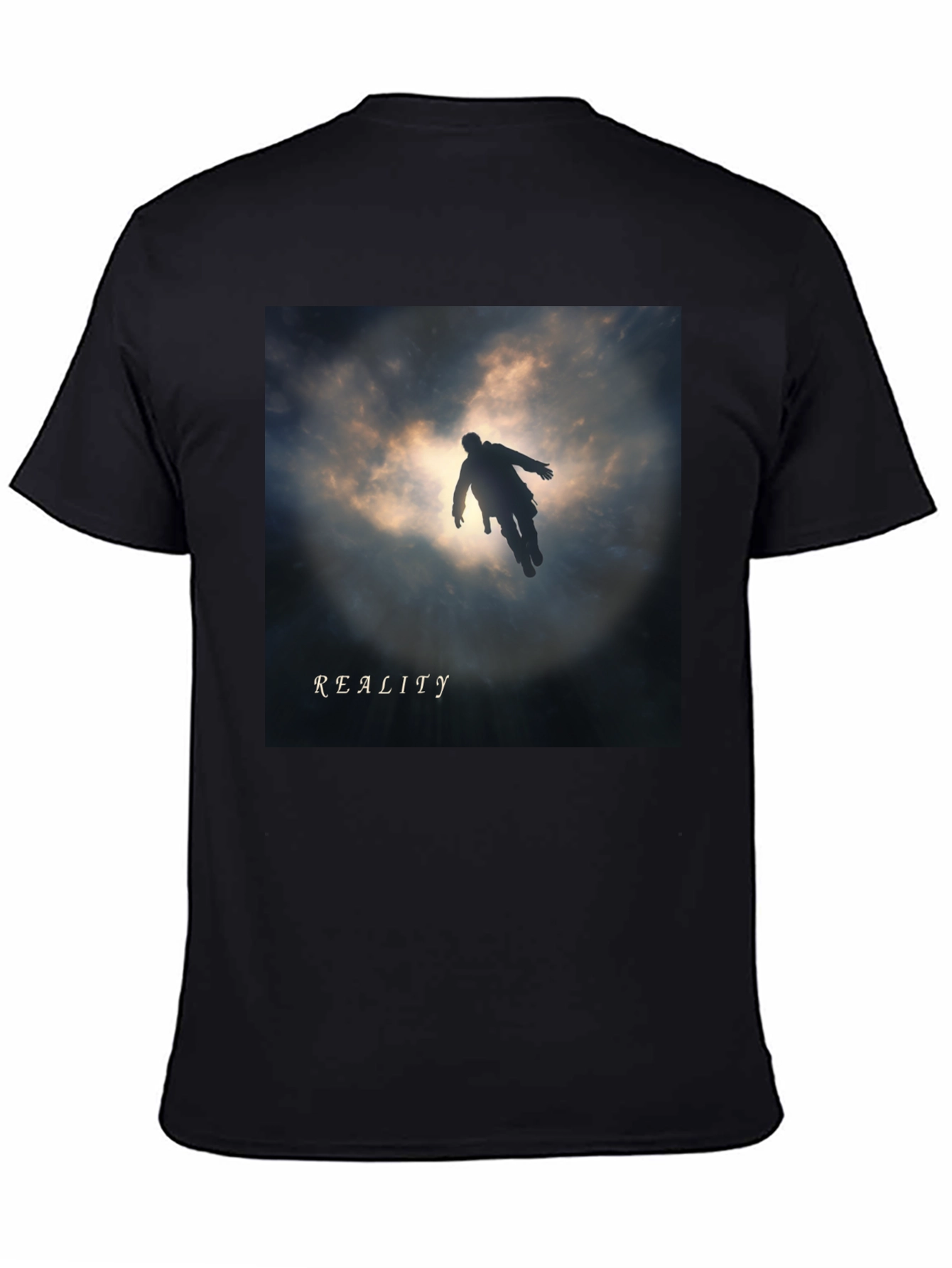 Reality Graphic Tee - Mens Black T-Shirt