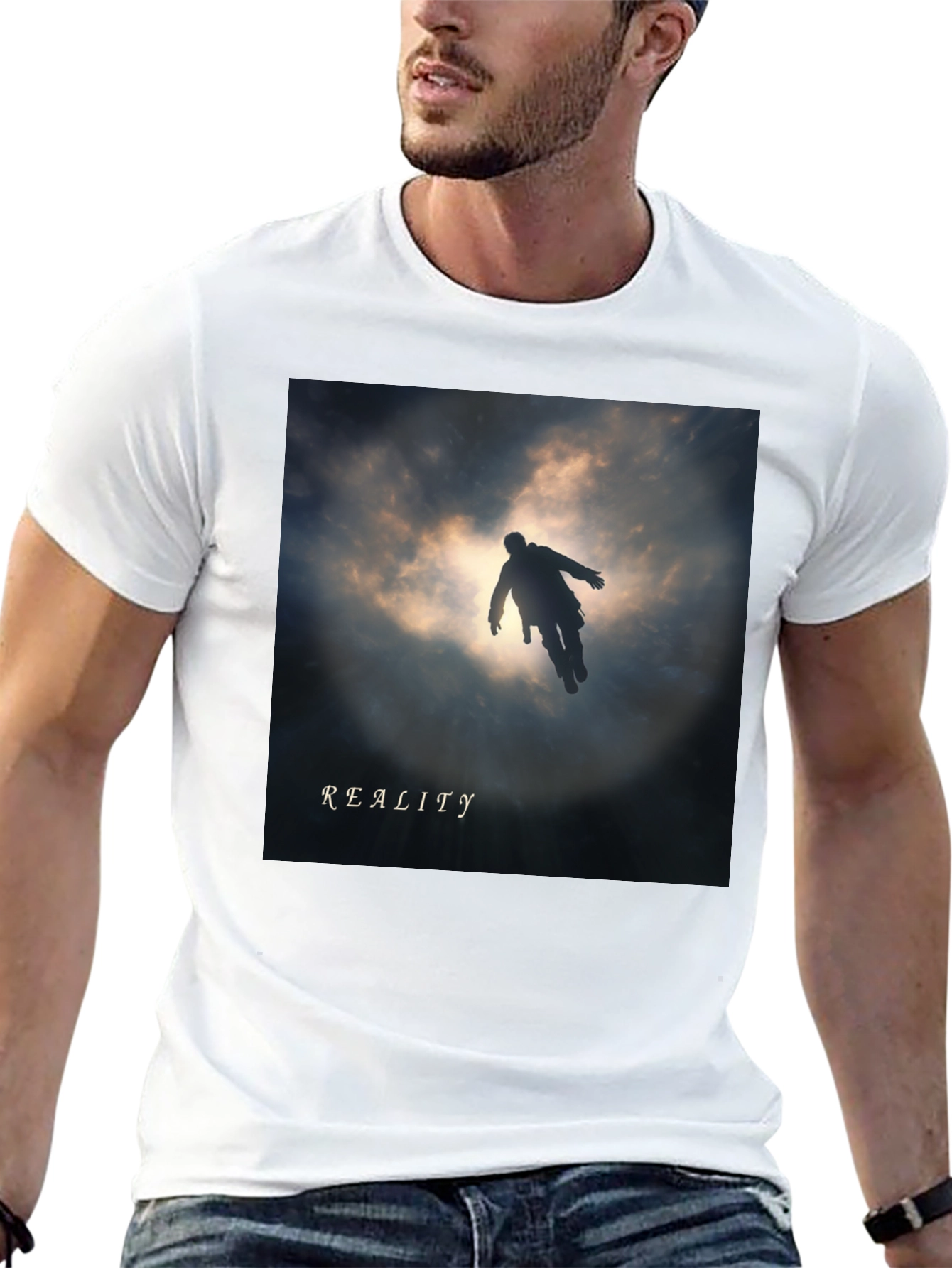 Reality Graphic Tee - Mens Black T-Shirt