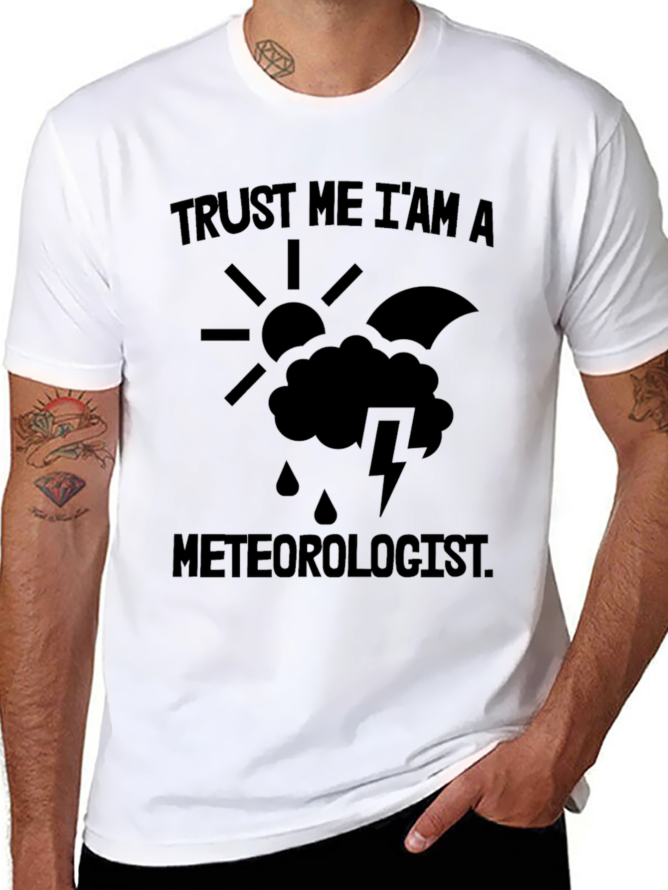 Trust Me Im A Meteorologist Funny Weather T-Shirt