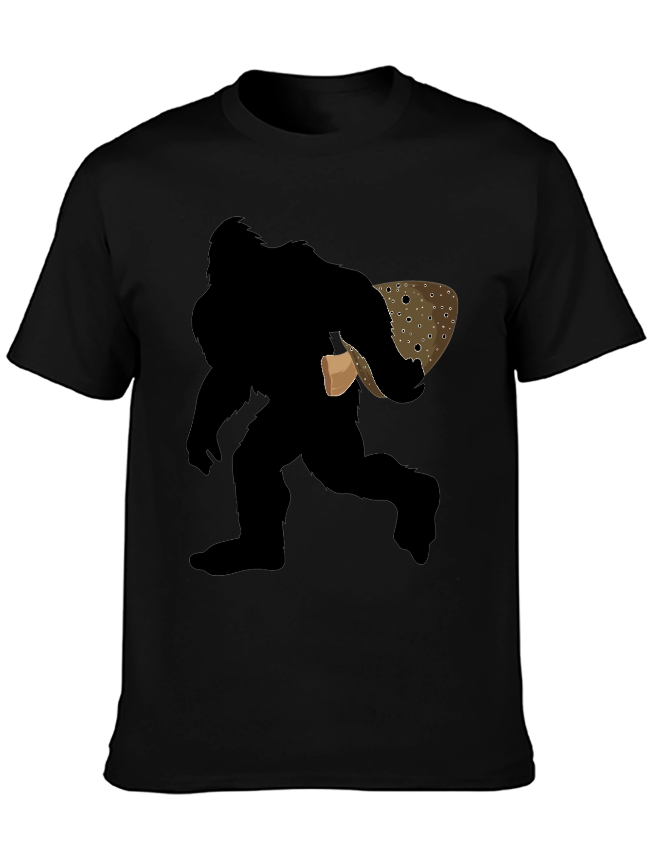 Bigfoot Trout Graphic T-Shirt - Novelty Tee