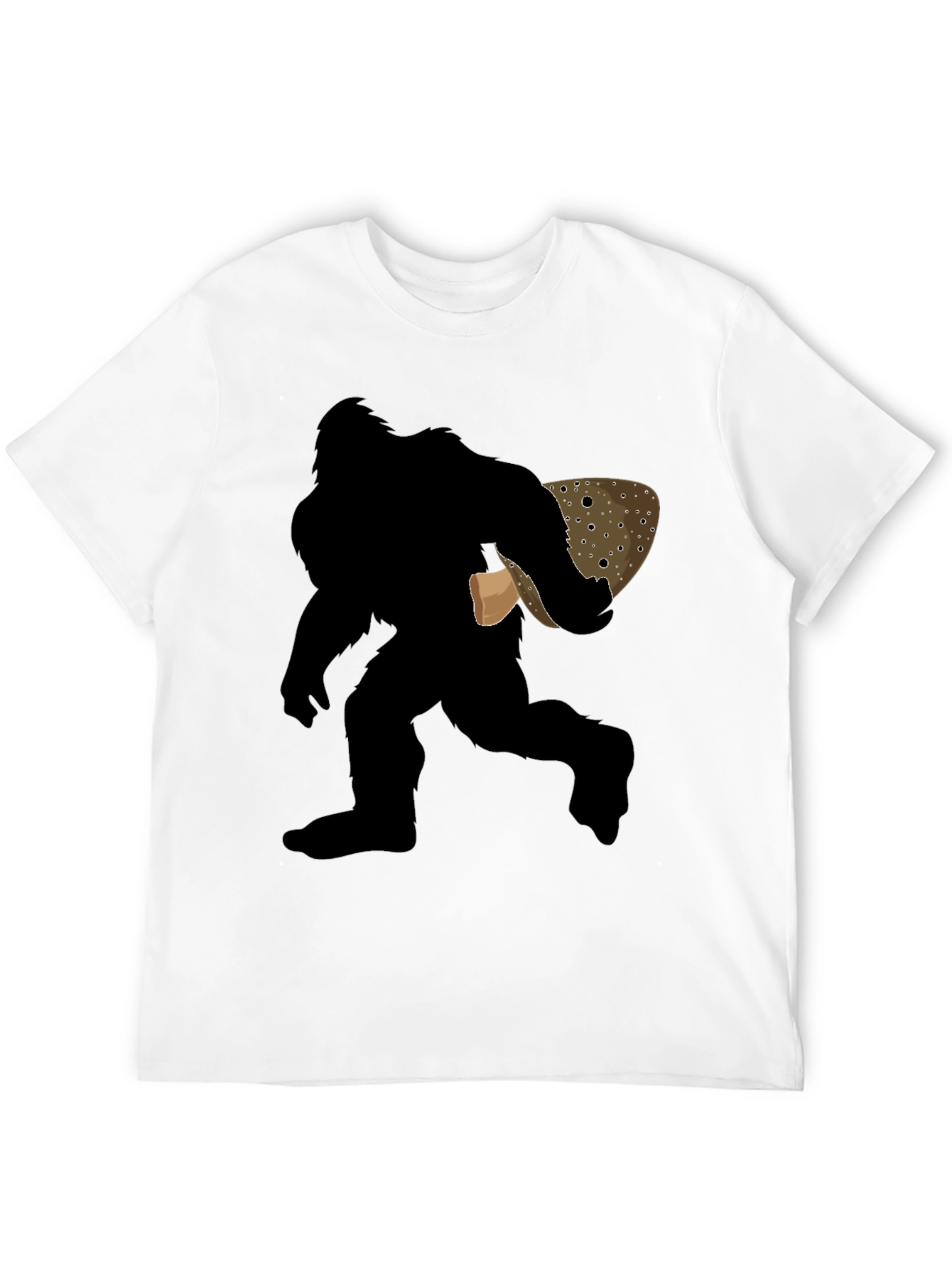 Bigfoot Trout Graphic T-Shirt - Novelty Tee