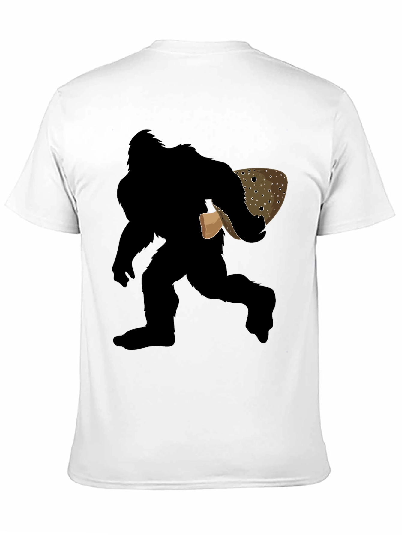 Bigfoot Trout Graphic T-Shirt - Novelty Tee