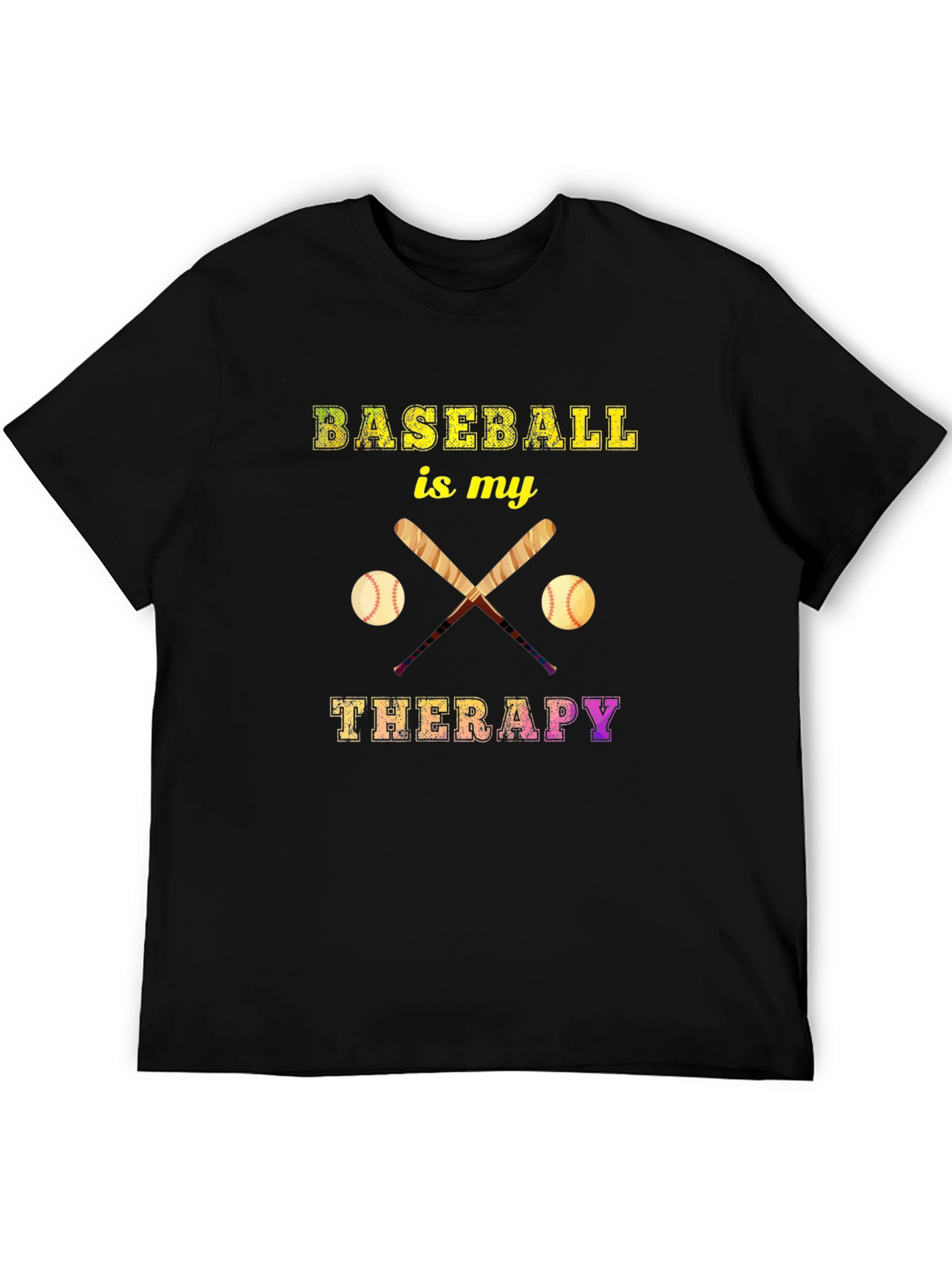 Baseball is My Therapy T-Shirt