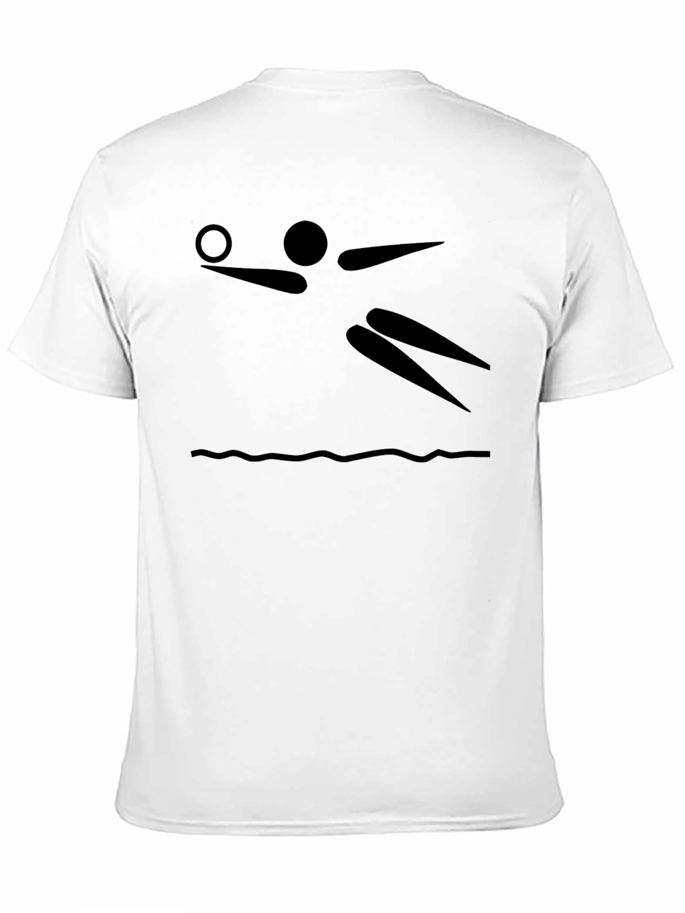 Volleyball Player Graphic Tee - Sporty Black T-Shirt