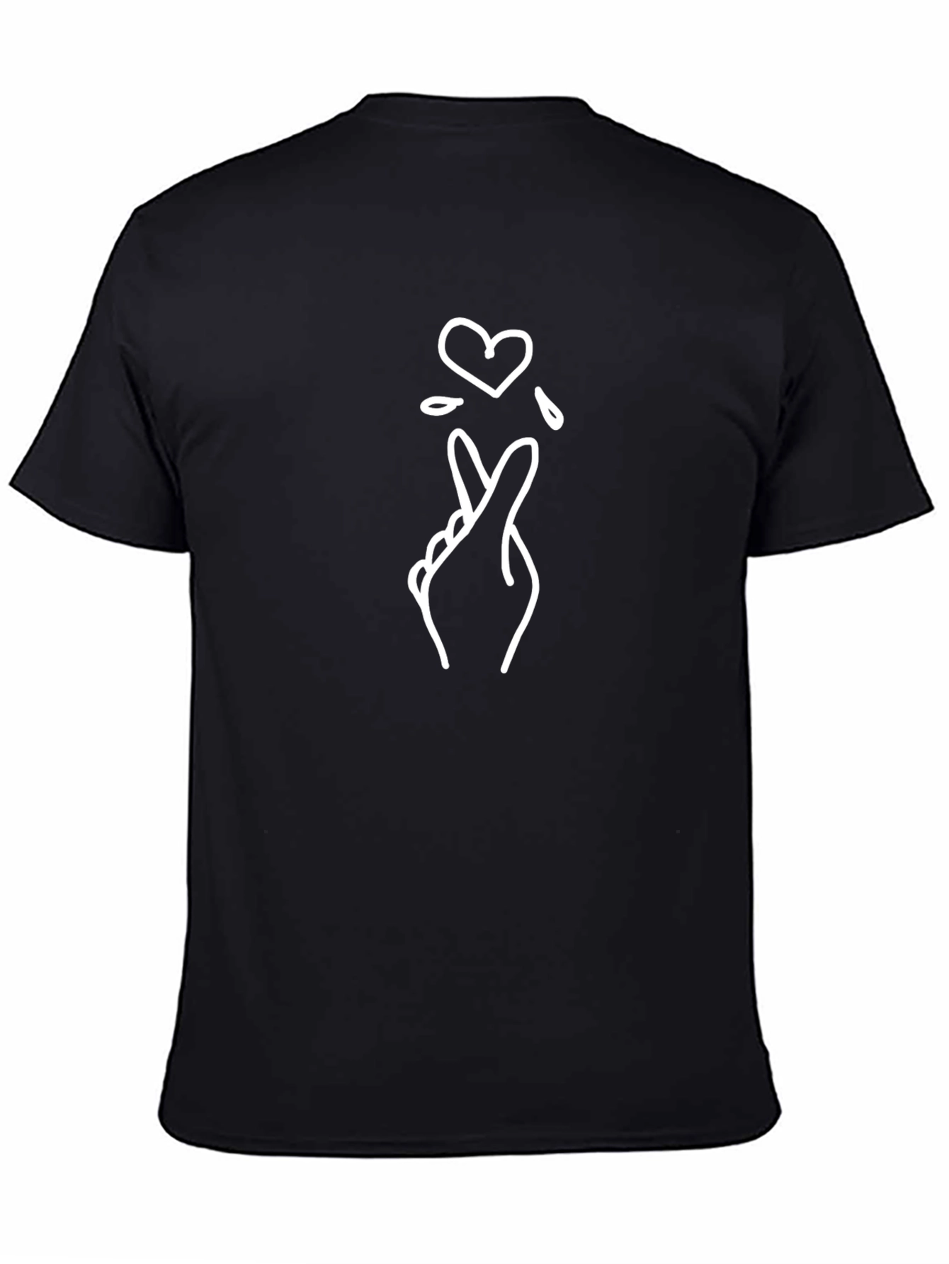 Heart Sign Graphic Tee - Trendy Casual Style