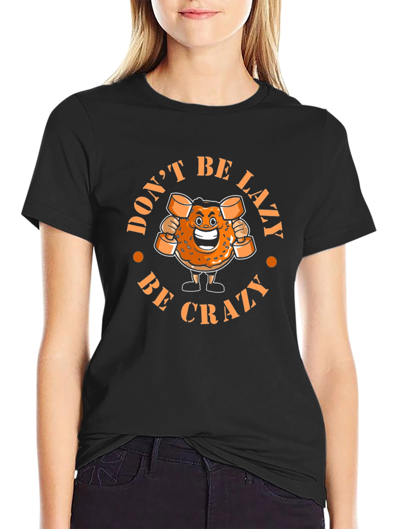 Donut Be Lazy Be Crazy Graphic T-Shirt