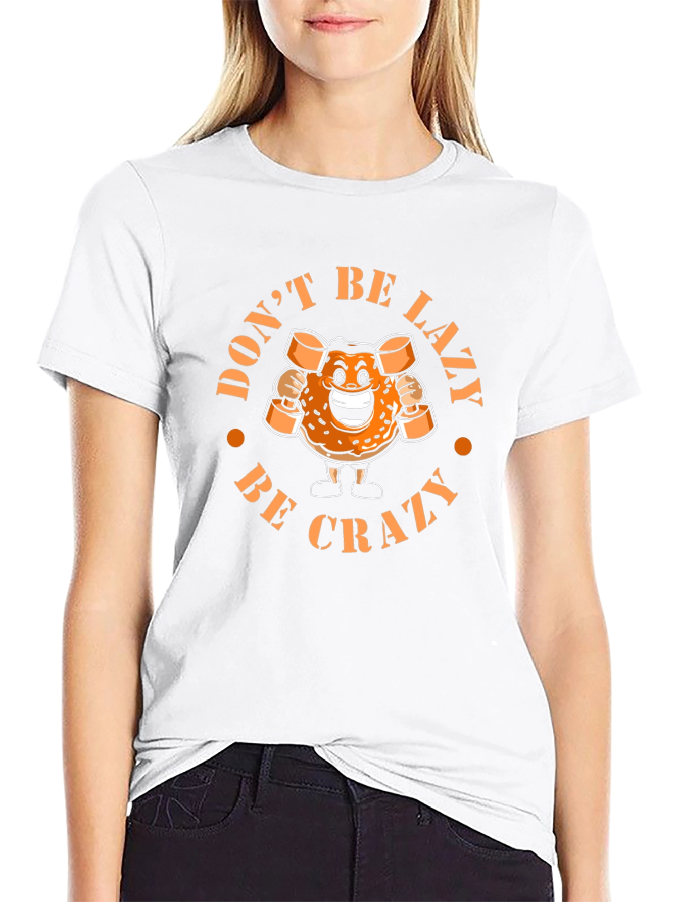 Donut Be Lazy Be Crazy Graphic T-Shirt