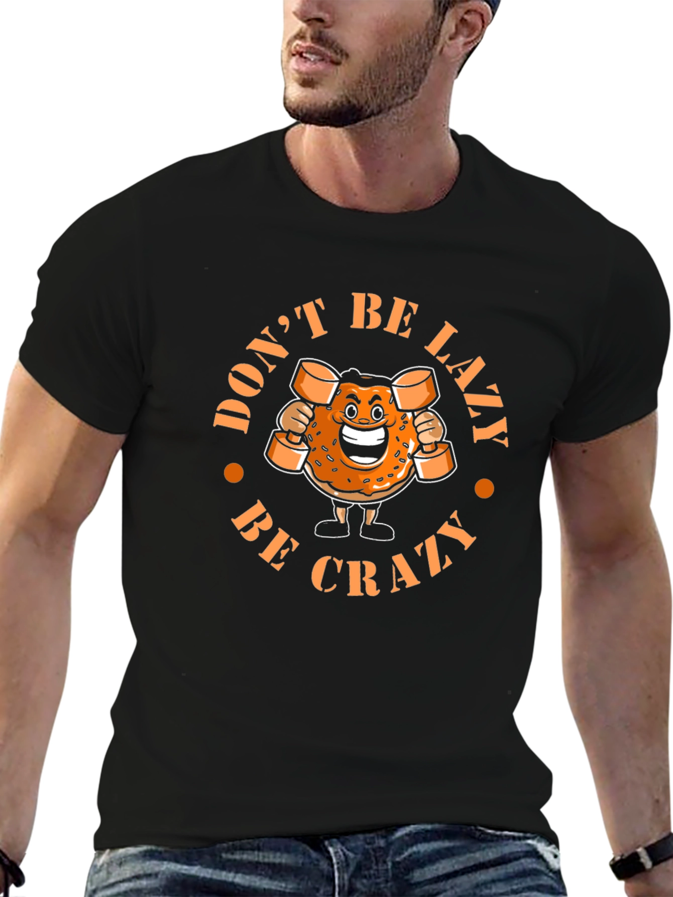 Donut Be Lazy Be Crazy Graphic T-Shirt