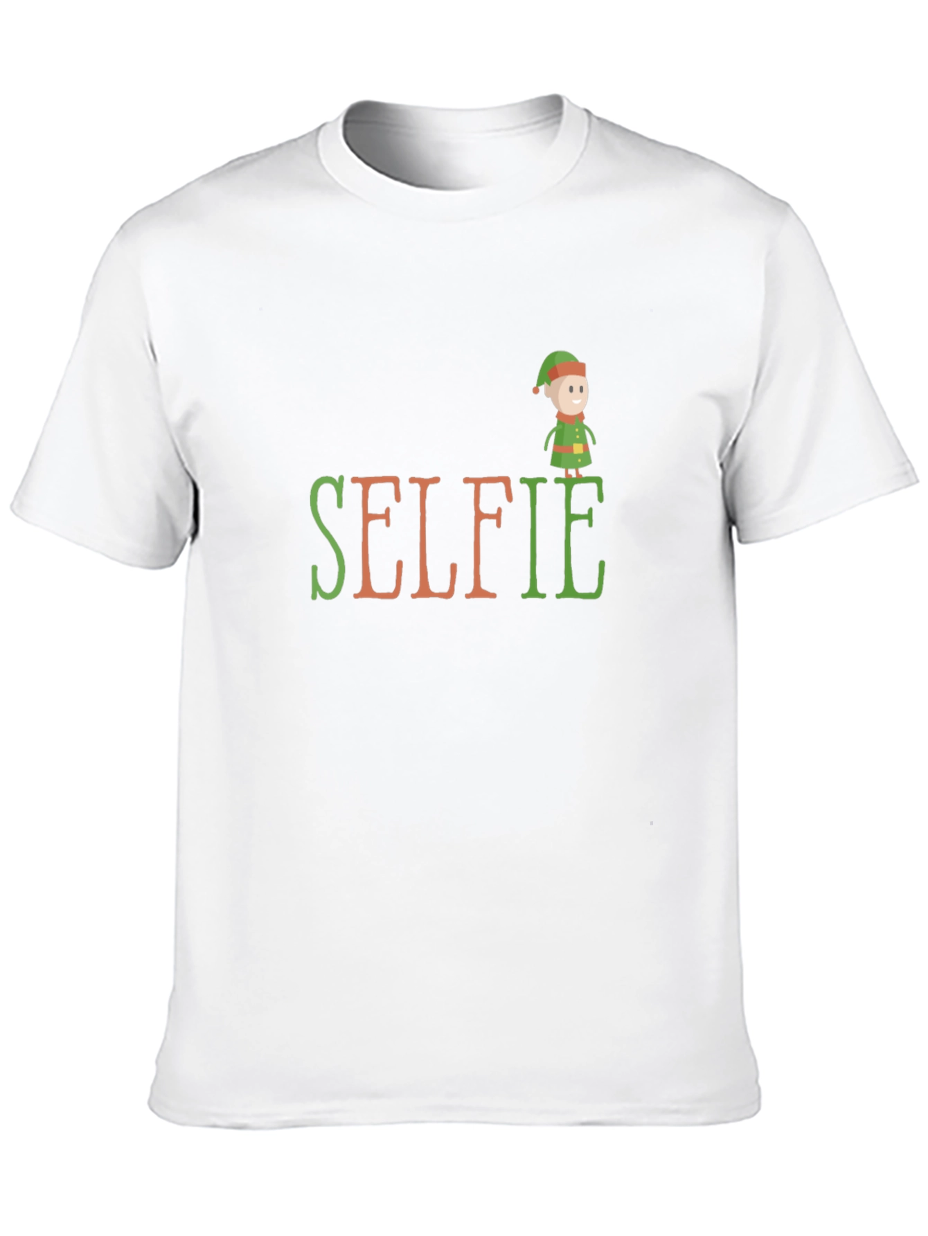 Selfie Elfie Holiday T-Shirt - Festive Christmas Apparel