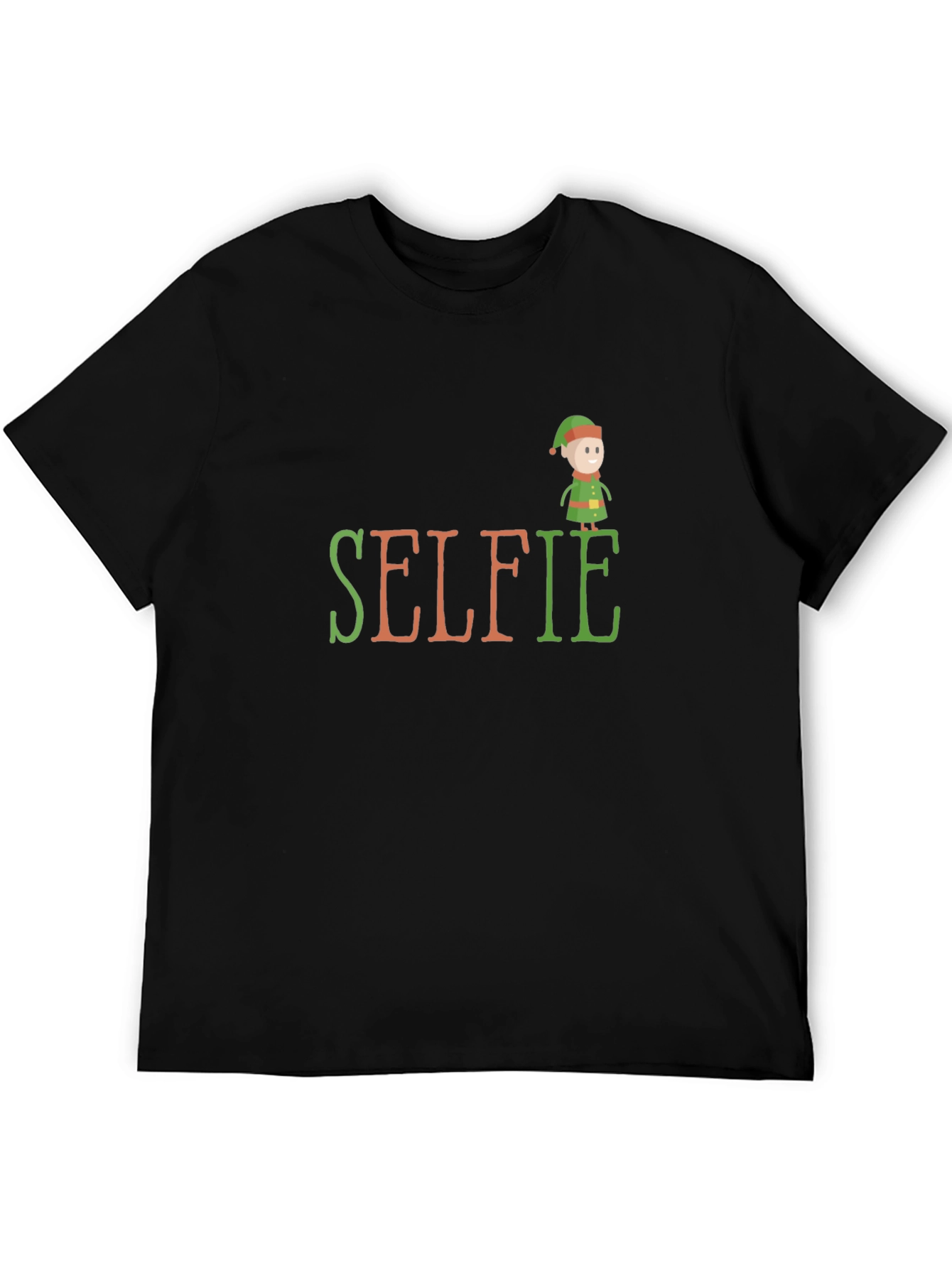 Selfie Elfie Holiday T-Shirt - Festive Christmas Apparel