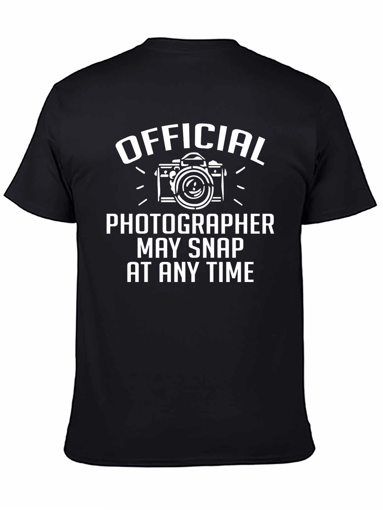 Official Photographer T-Shirt - Funny Camera Lover Tee