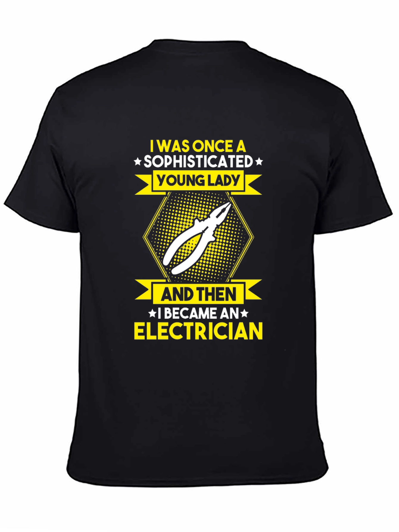 Electrician T-Shirt: Sophisticated Lady Design