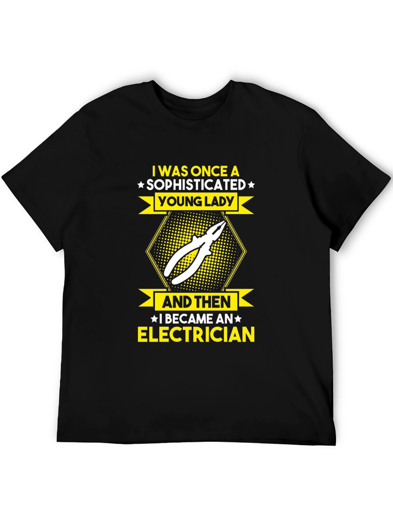 Electrician T-Shirt: Sophisticated Lady Design