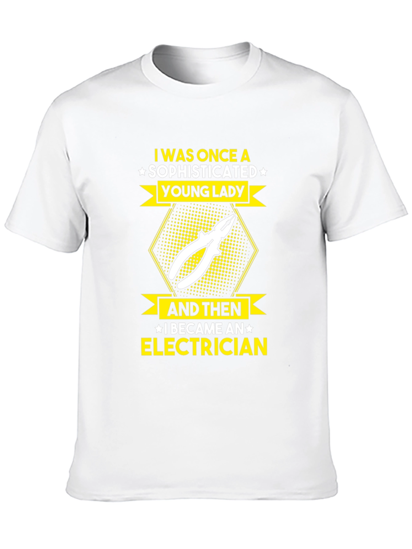 Electrician T-Shirt: Sophisticated Lady Design