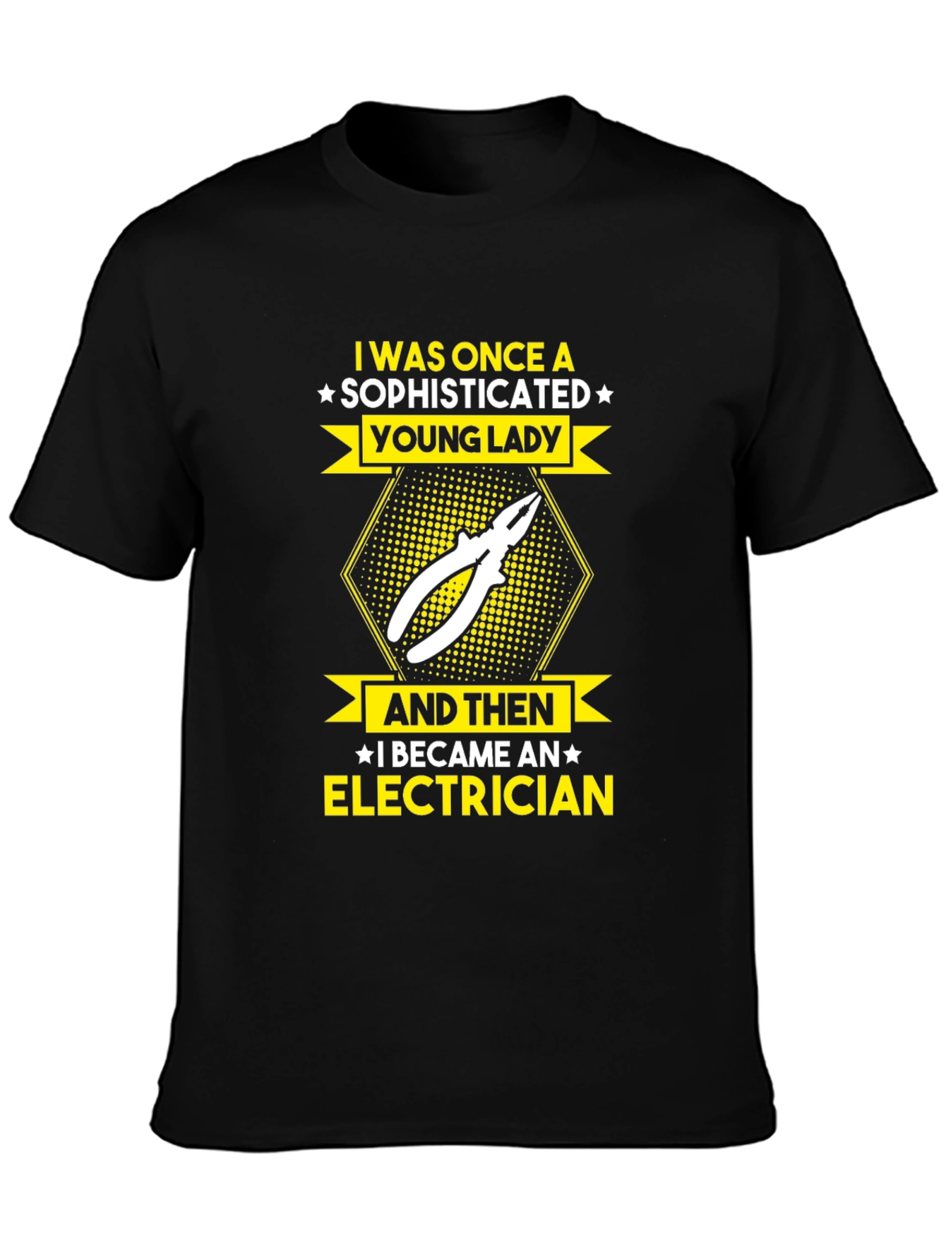Electrician T-Shirt: Sophisticated Lady Design