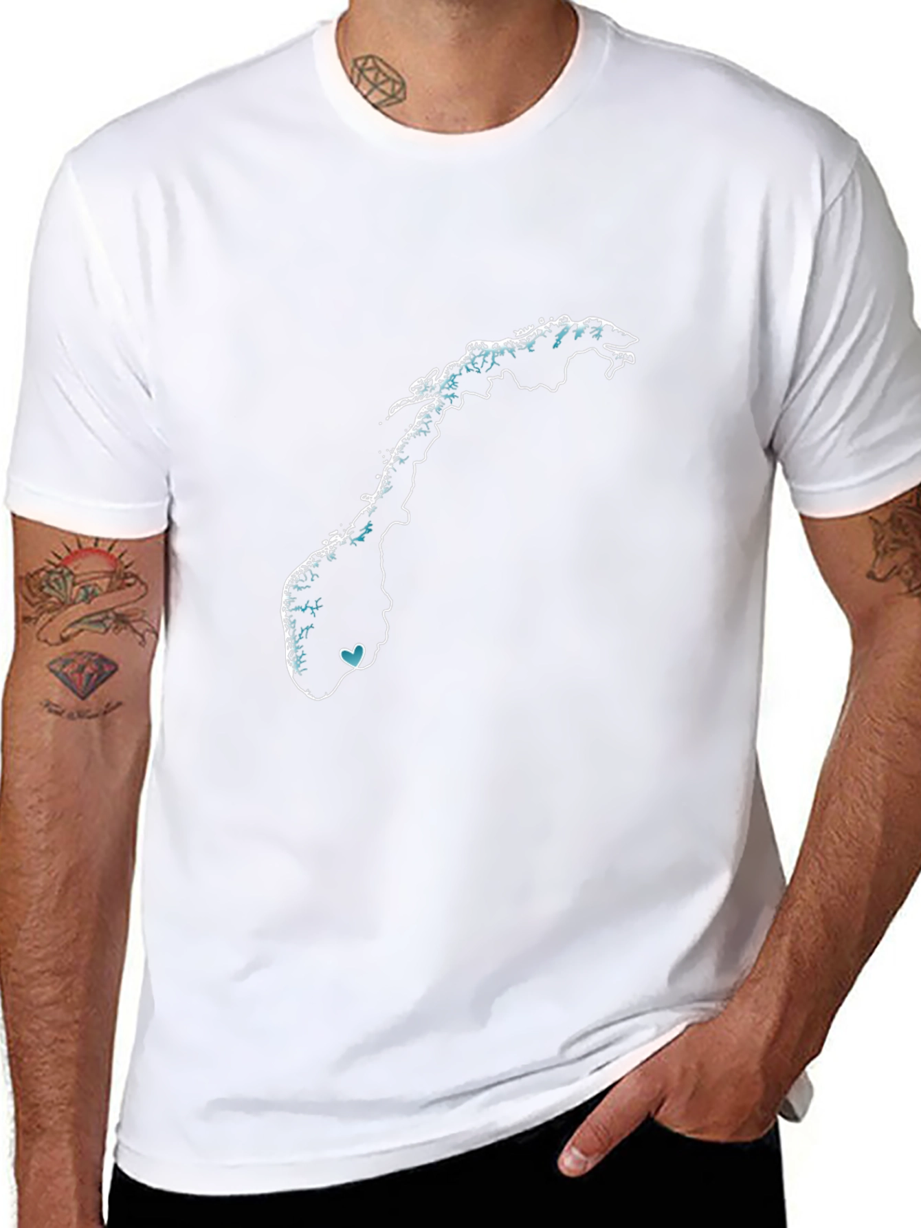 Norway Outline T-Shirt