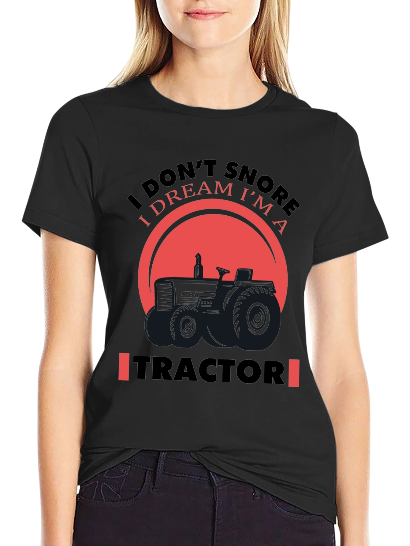 Dream Tractor Graphic Tee - Novelty Farmer Shirt