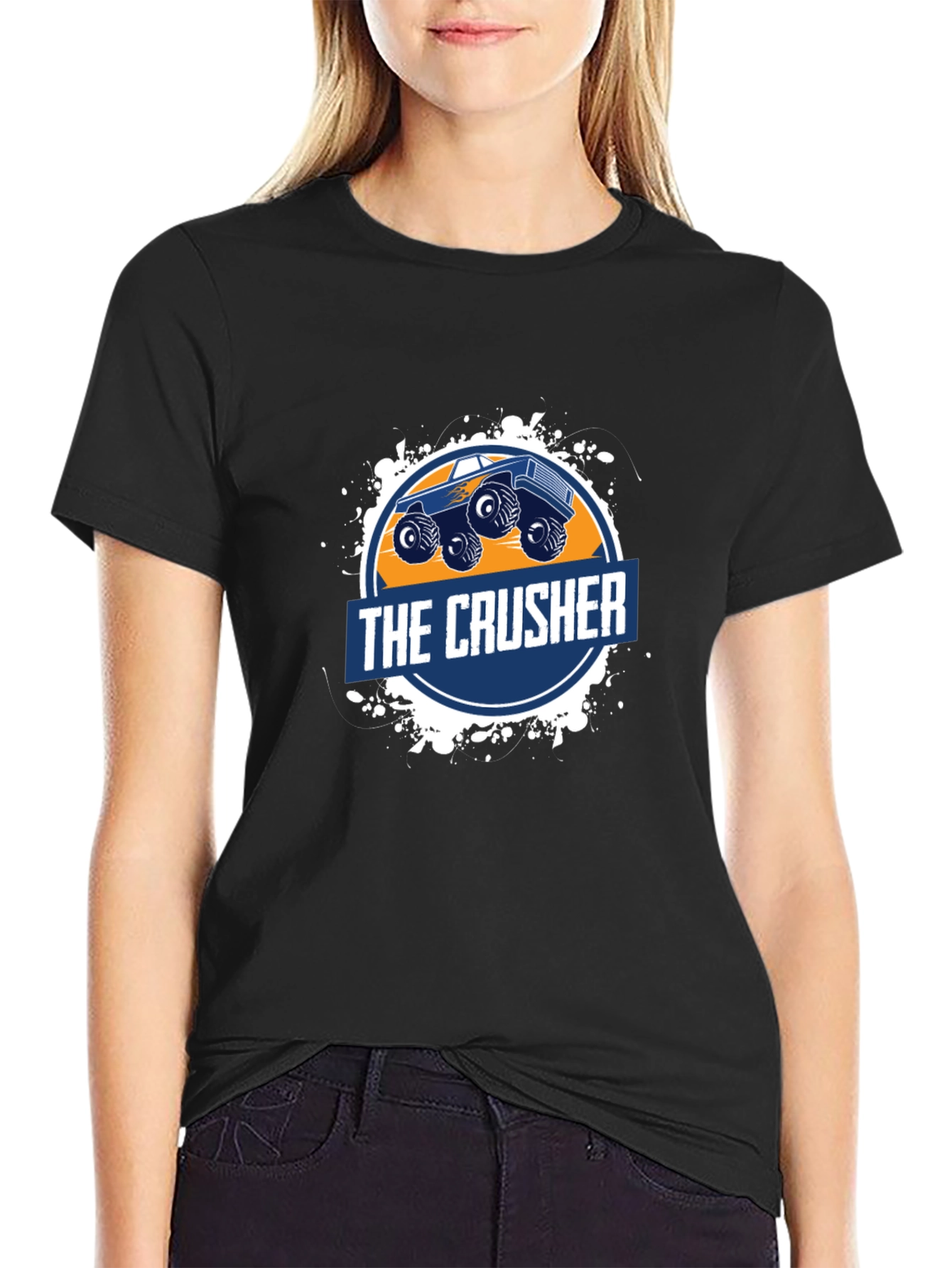 The Crusher T-Shirt - Monster Truck Design