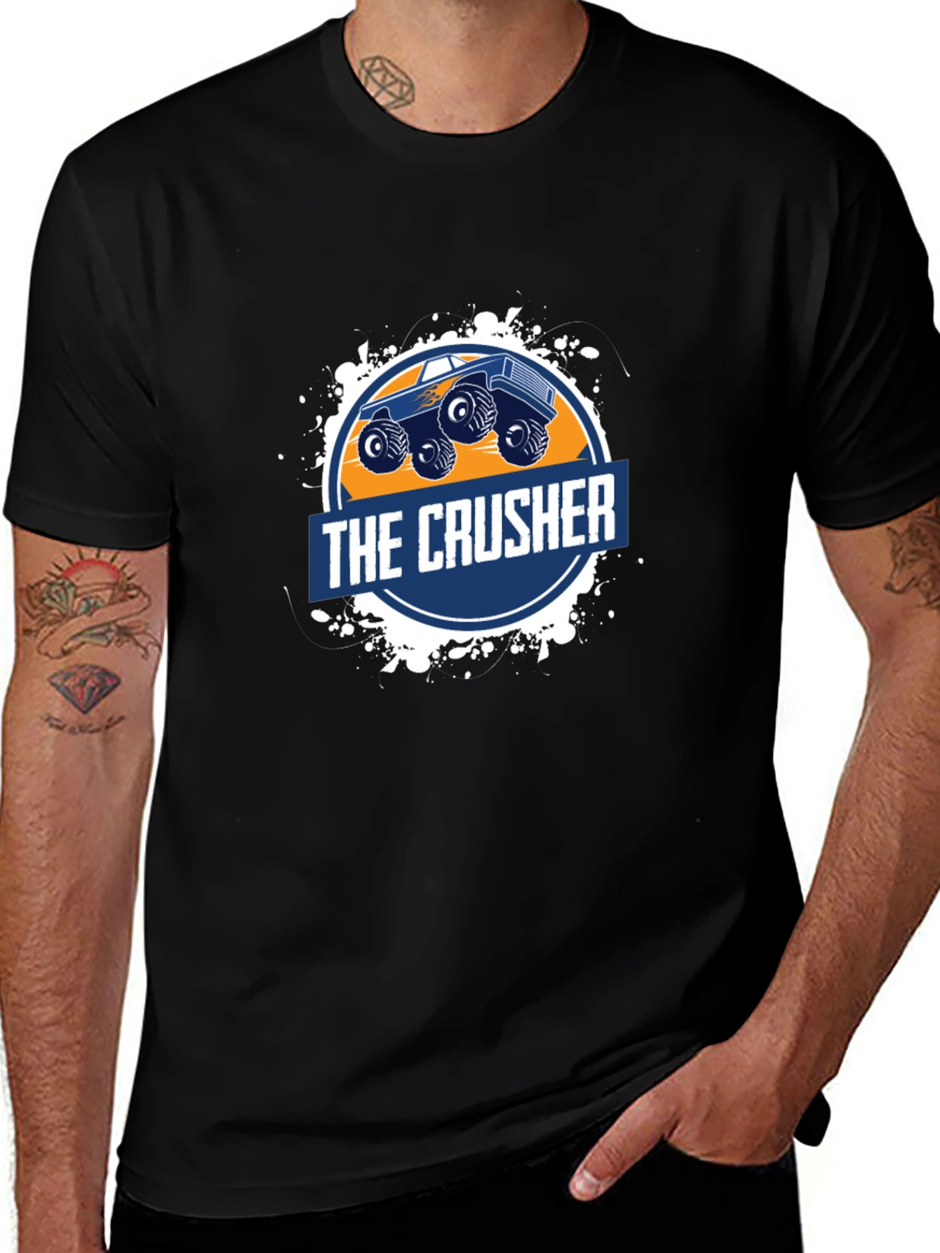 The Crusher T-Shirt - Monster Truck Design
