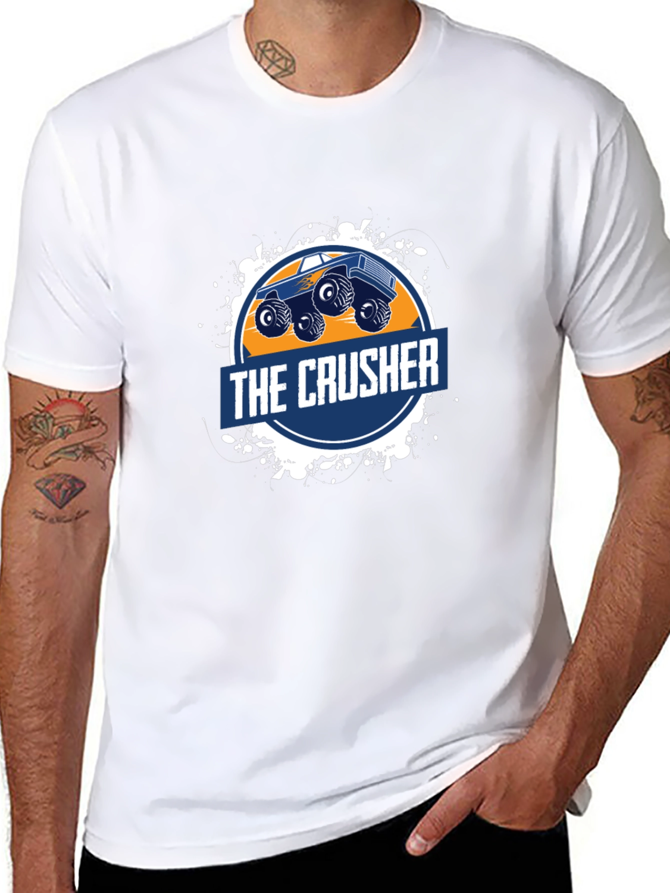 The Crusher T-Shirt - Monster Truck Design