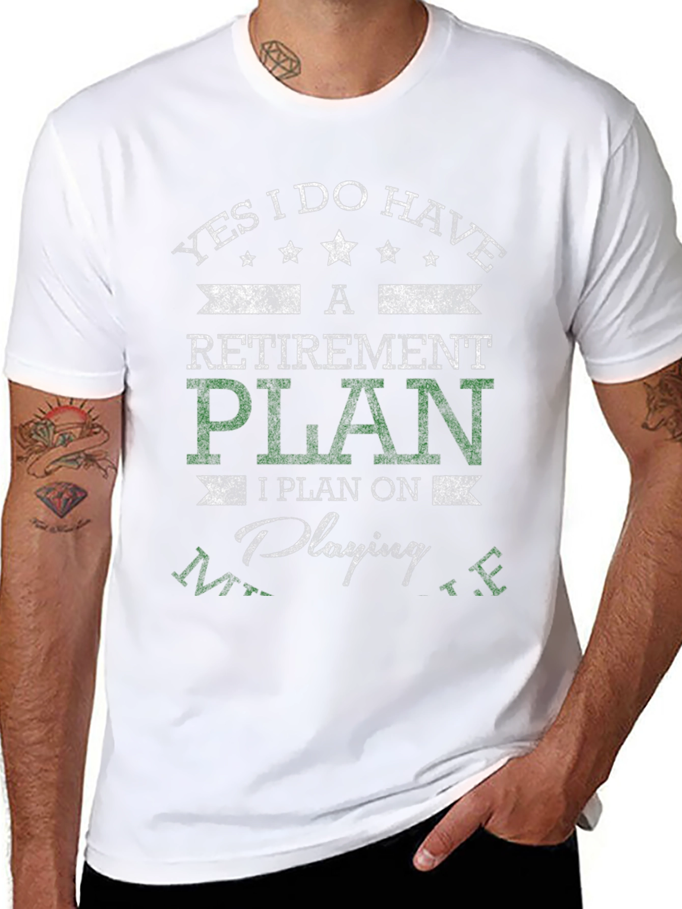 Retirement Plan Golf T-Shirt